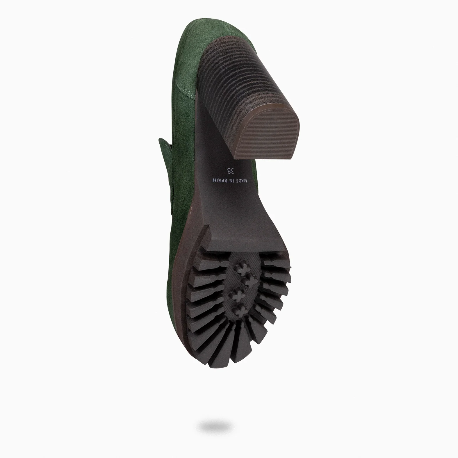 TREND – Mocasín con tacón y plataforma VERDE - Image 5