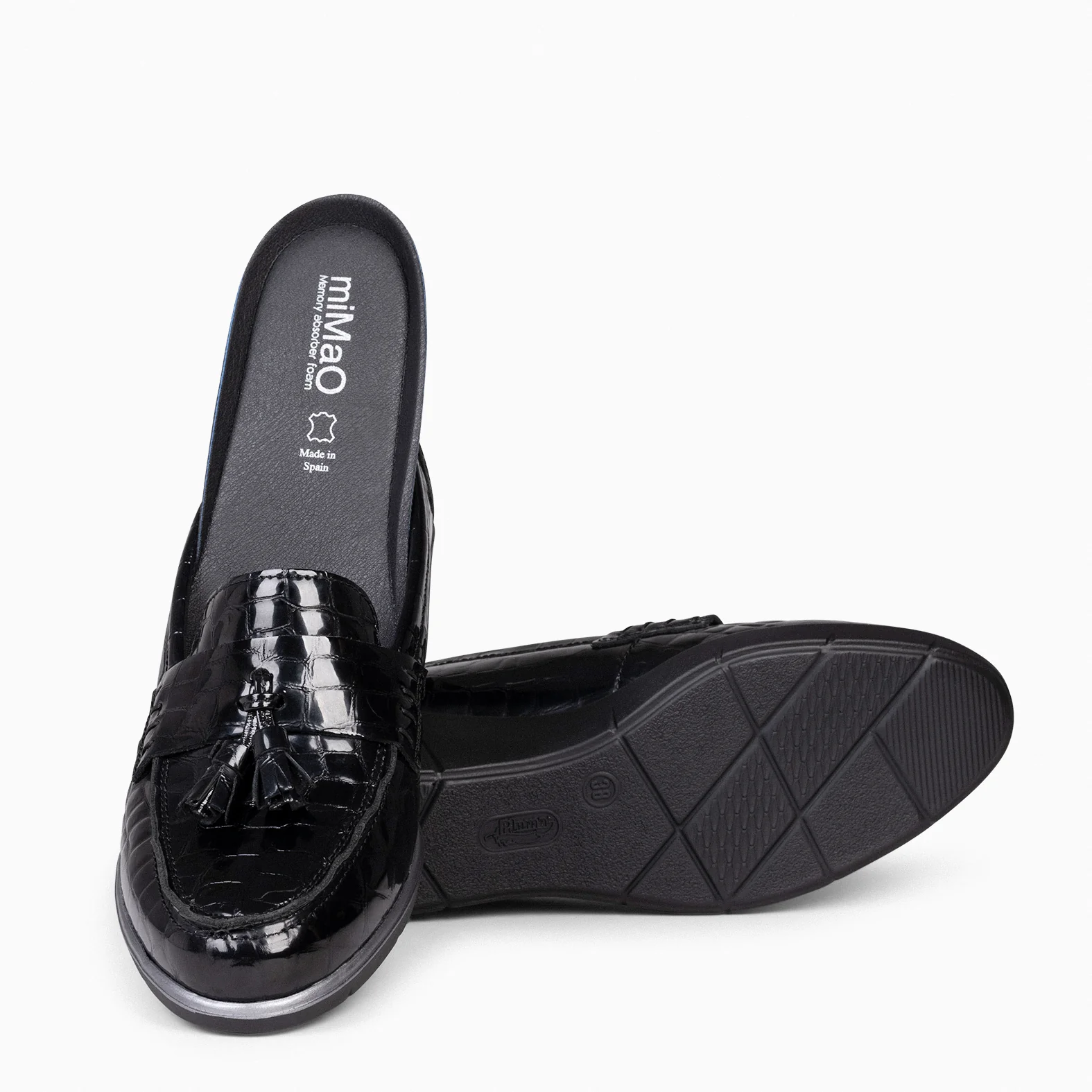 BORLAS COCO - Mocasín borlas mujer NEGRO - Image 4