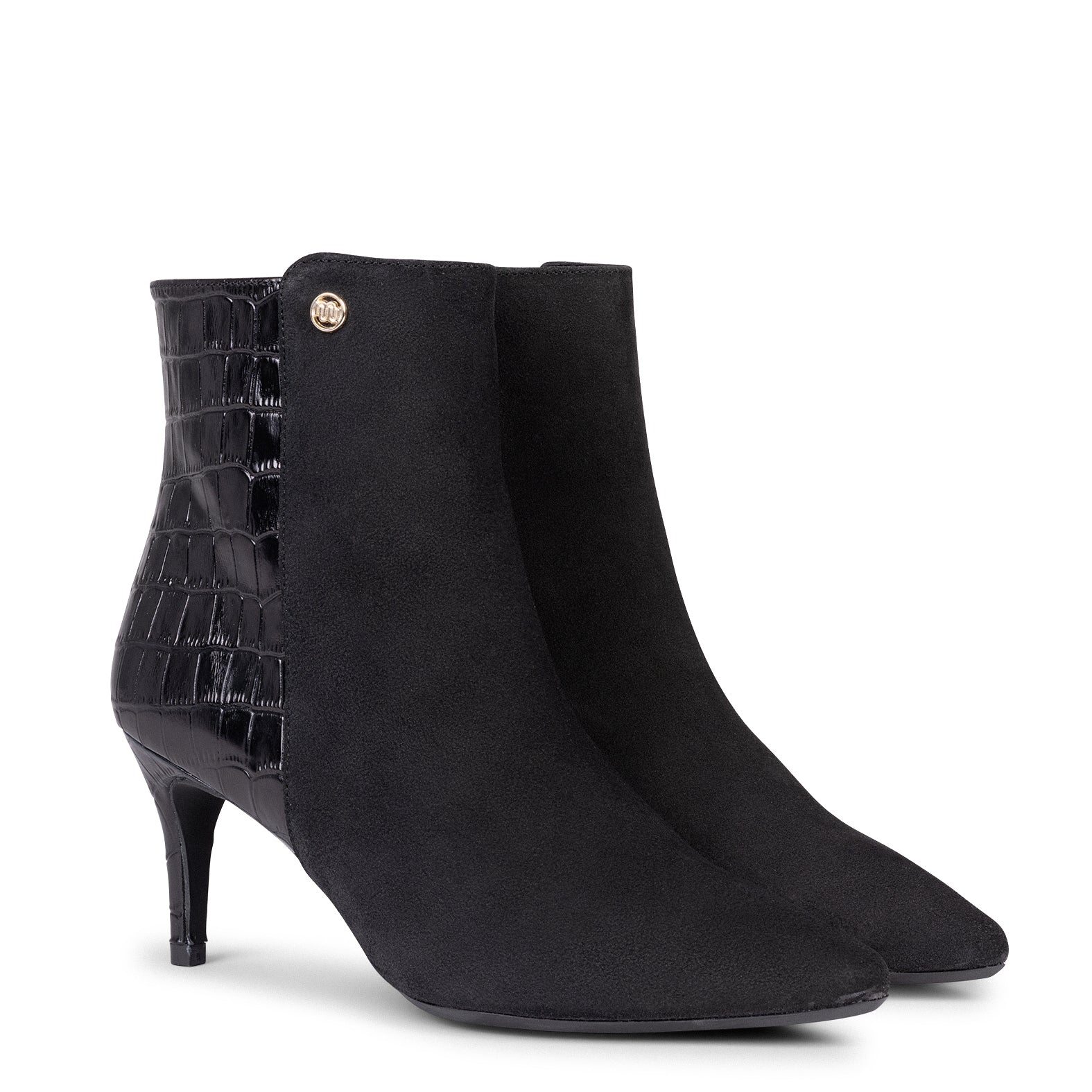 NIGHT COCO – Botines elegantes de tacón fino NEGRO - Image 3