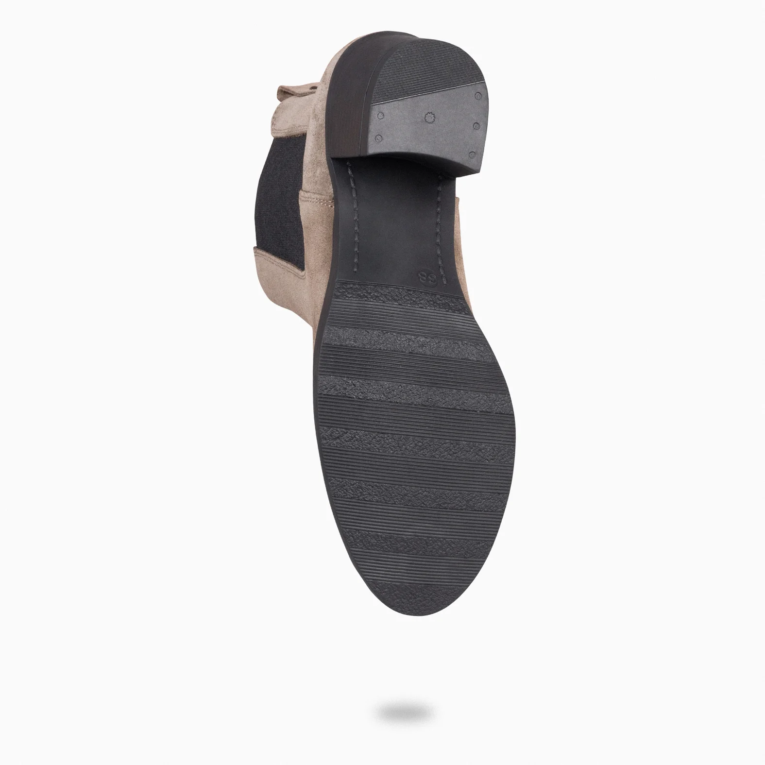 NEW CHELSEA - Botines de caña alta con tacón para mujer TAUPE - Image 5
