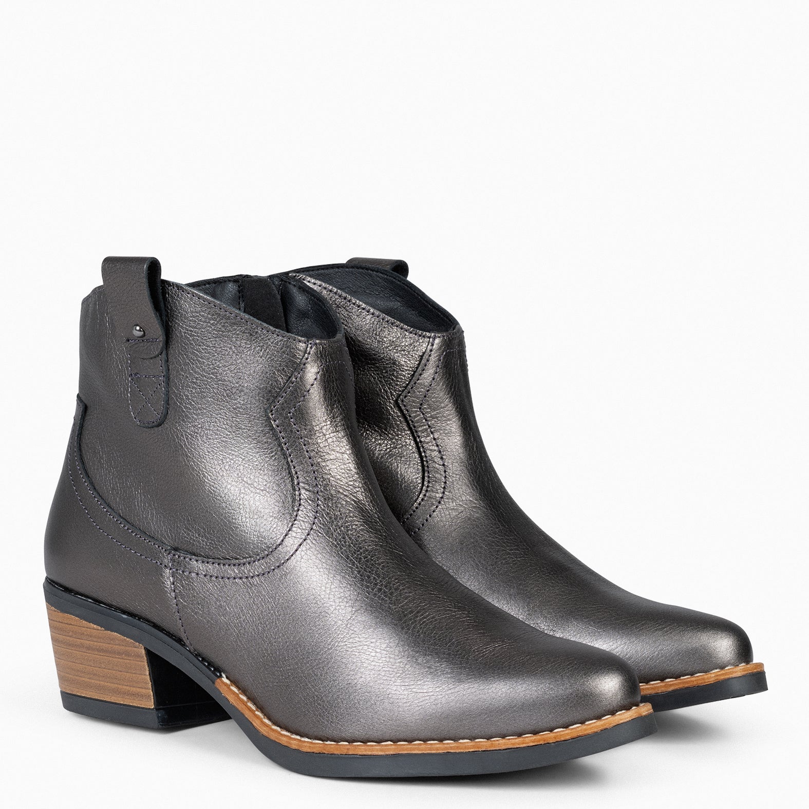 LUISIANA - Botín estilo cowboy PLOMO - Image 2