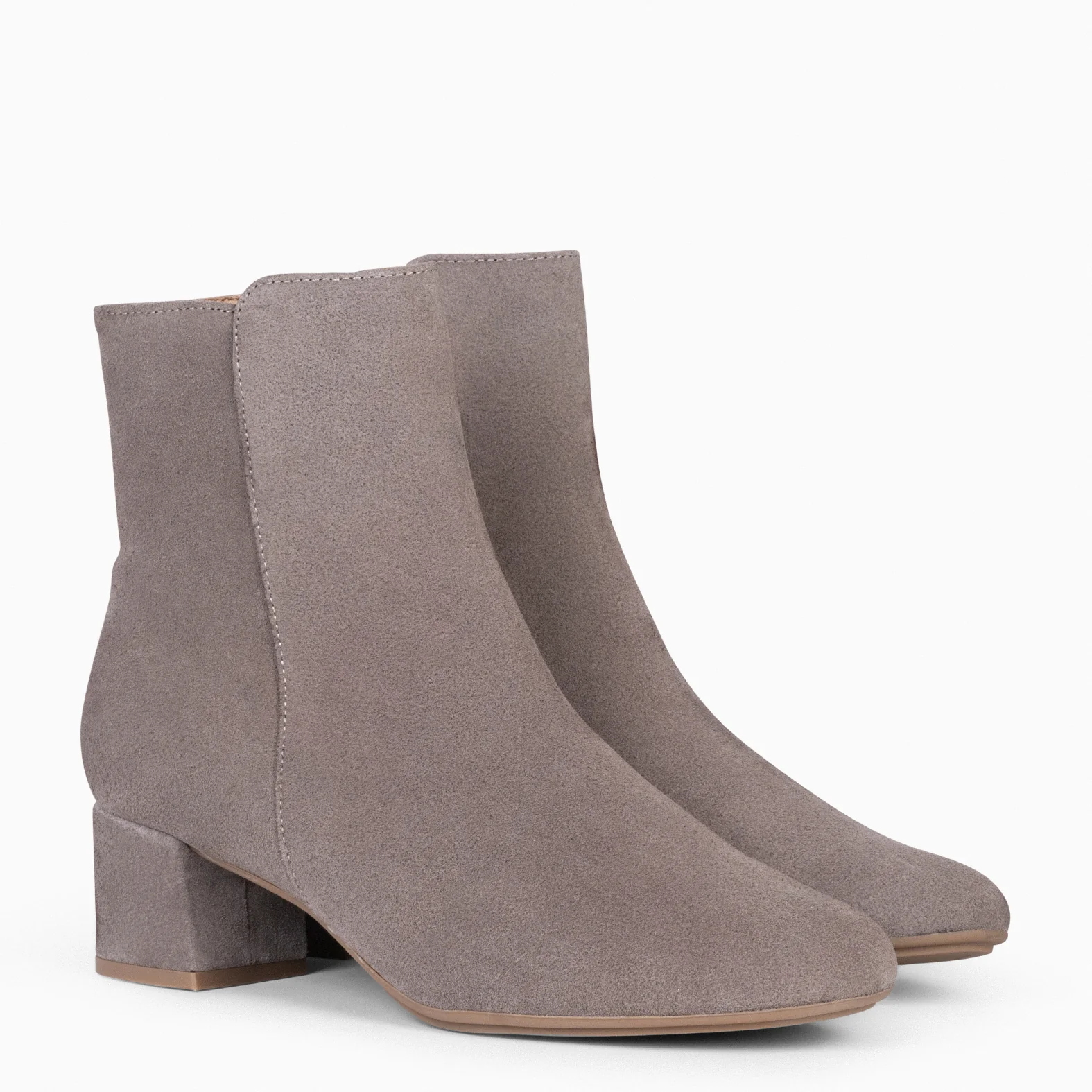 MAIA - Botín Serraje Mujer TAUPE - Image 2