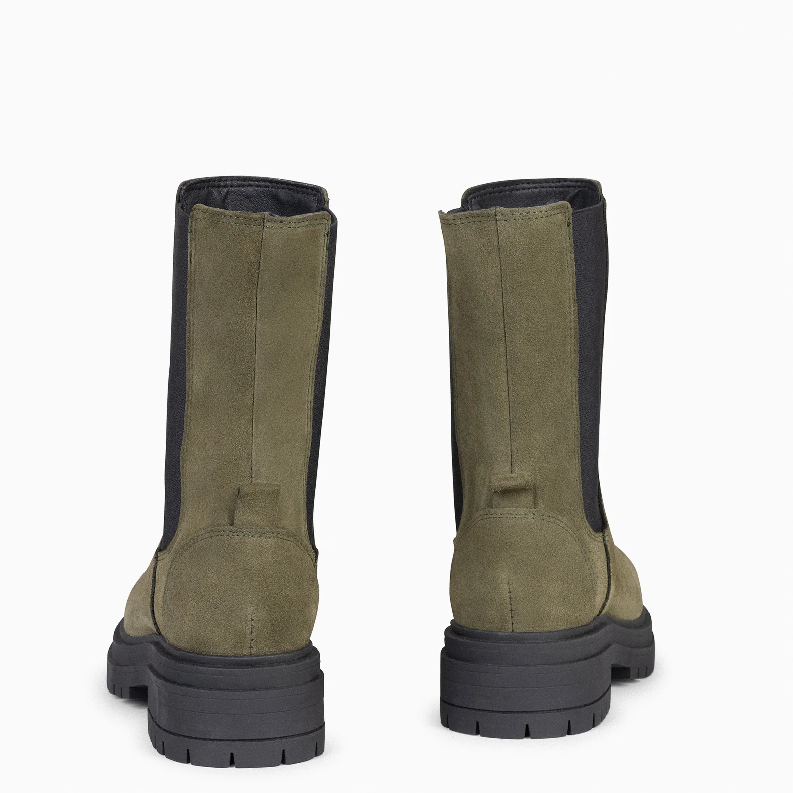STAMFORD - Botines Chelsea KAKI con Plataforma Track - Image 3