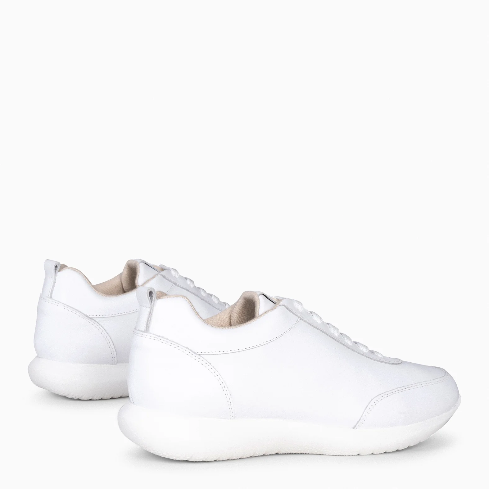 VENICE - Zapatillas de Napa con Plantilla Extraíble BLANCO - Image 3