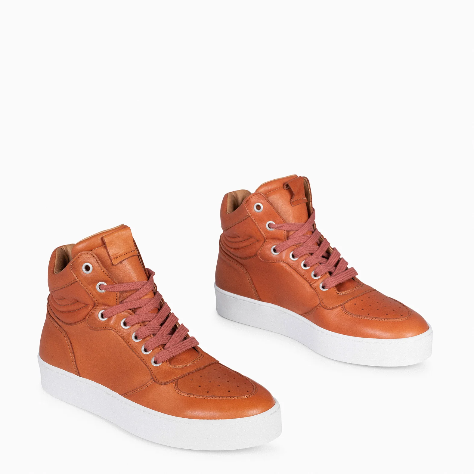 BASKET - Zapatillas Altas de Mujer NARANJA - Image 3