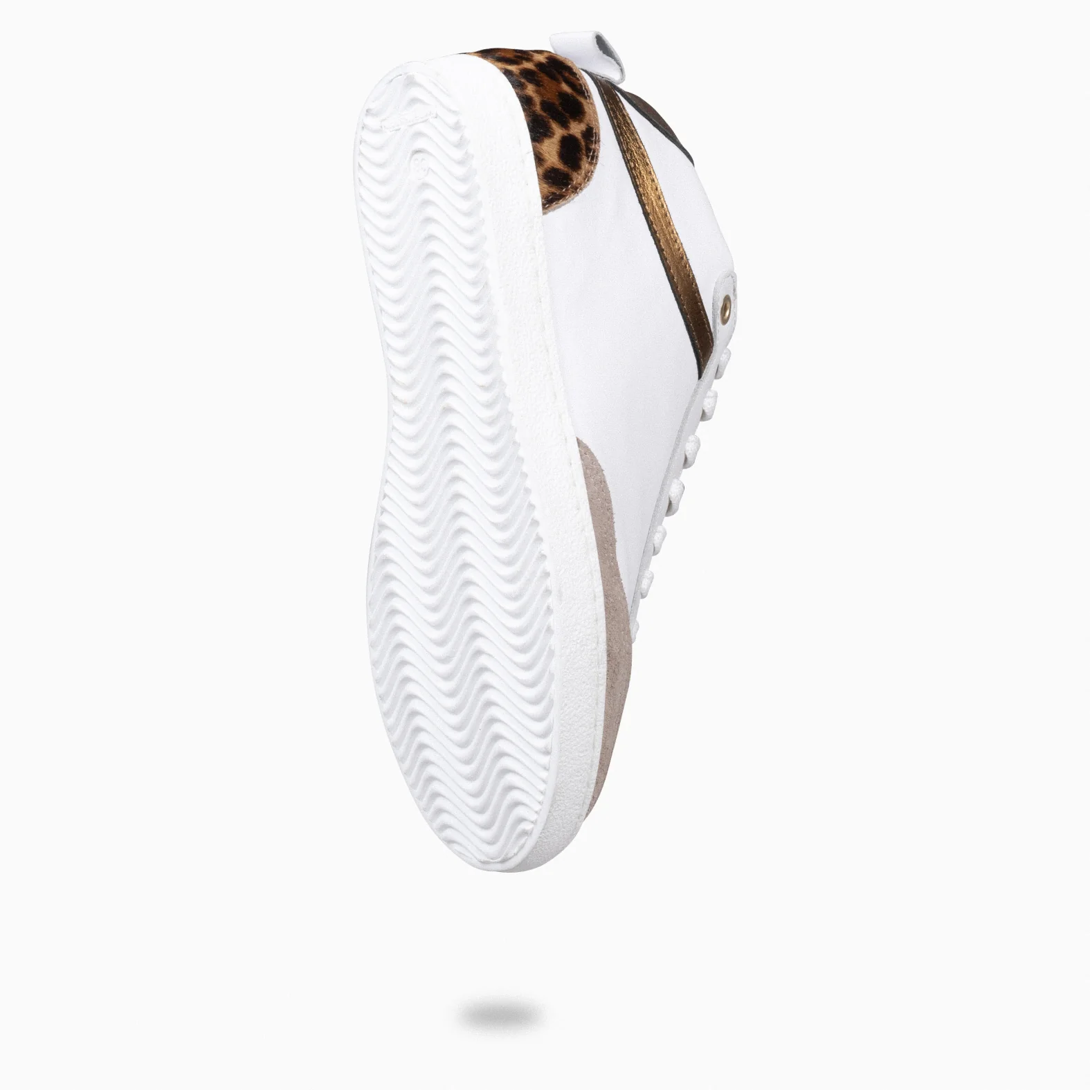 RACHEL - Zapatillas blancas con cuña interior mujer LEOPARDO - Image 6