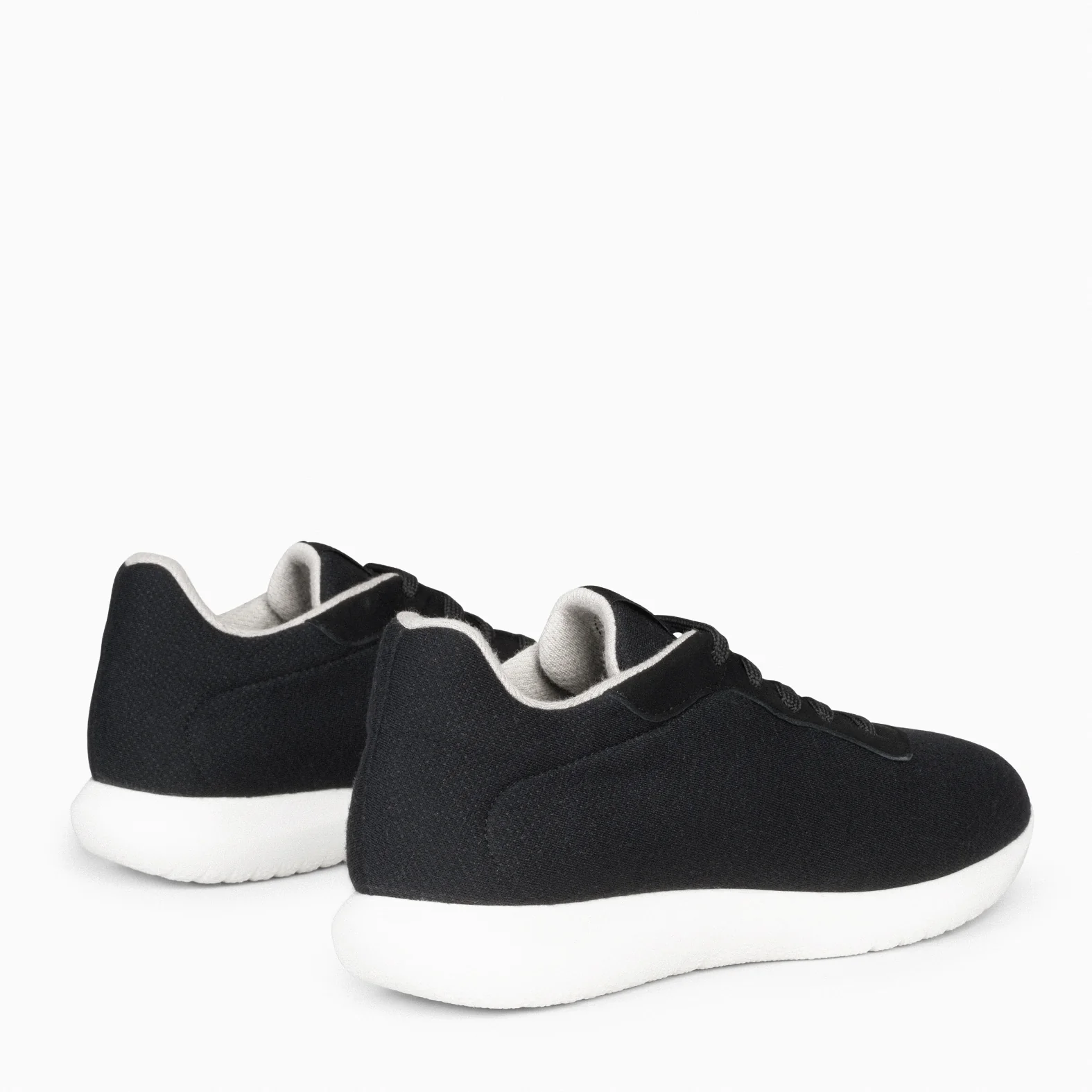 YOGA - Zapatillas Deportivas de Lana Merino NEGRO - Image 3