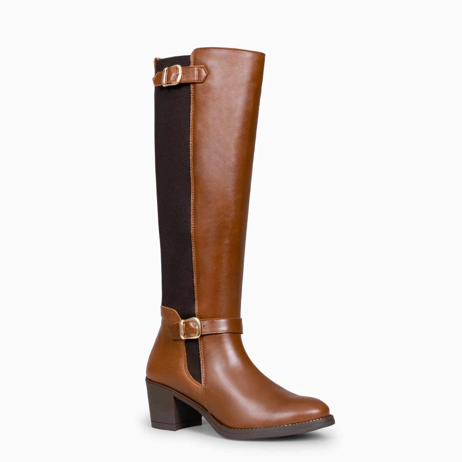 SENA – Botas de Vestir con caña elástica CAMEL - Image 2