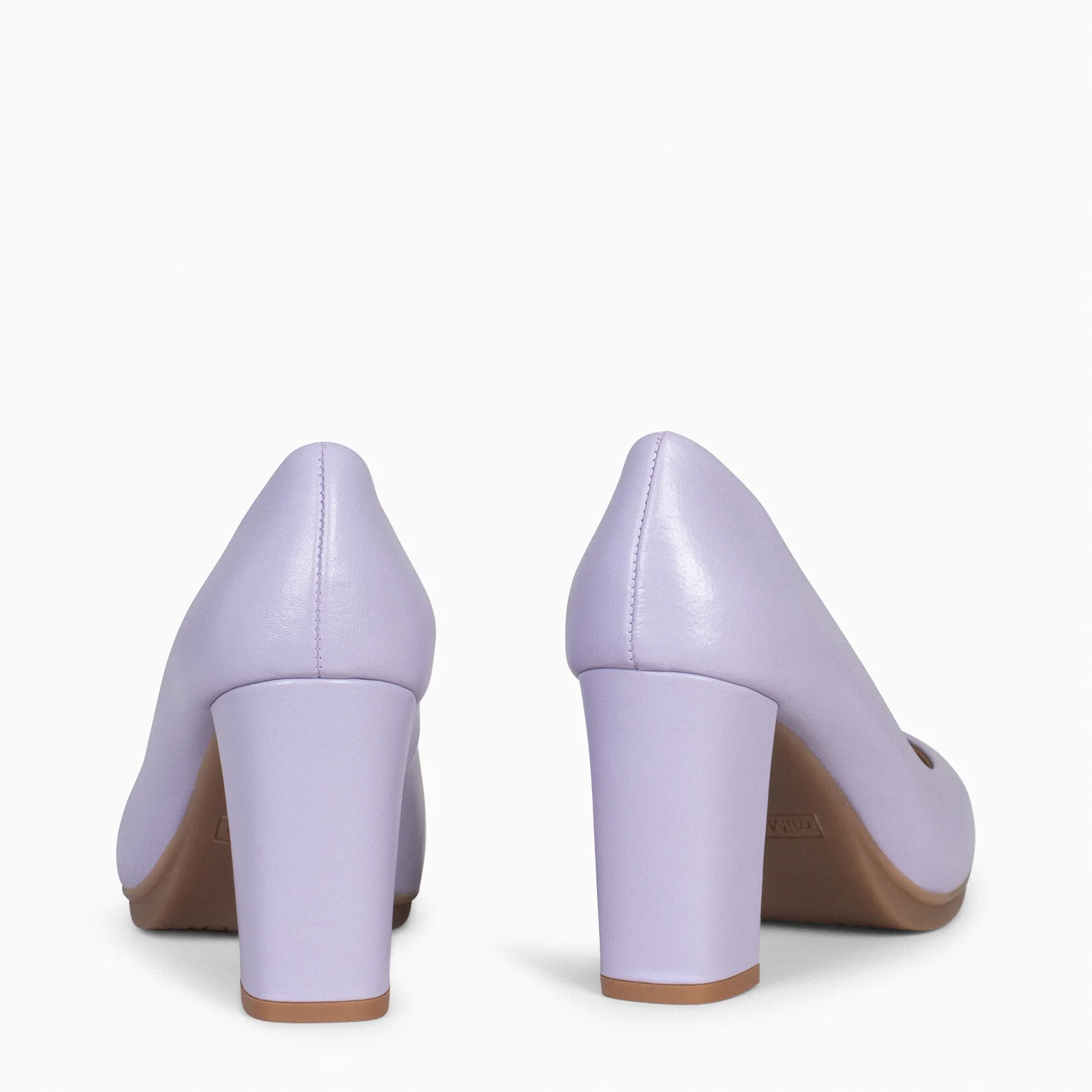 URBAN SALON - Zapatos de tacón alto en napa LILA - Image 3