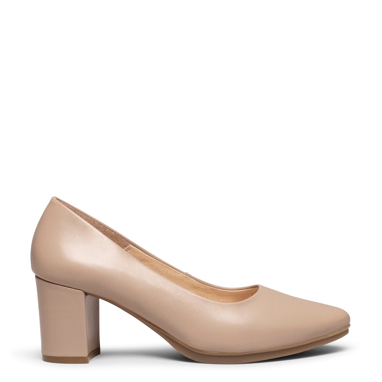 URBAN S SALON - Zapatos de tacón medio de napa TIERRA - Image 6