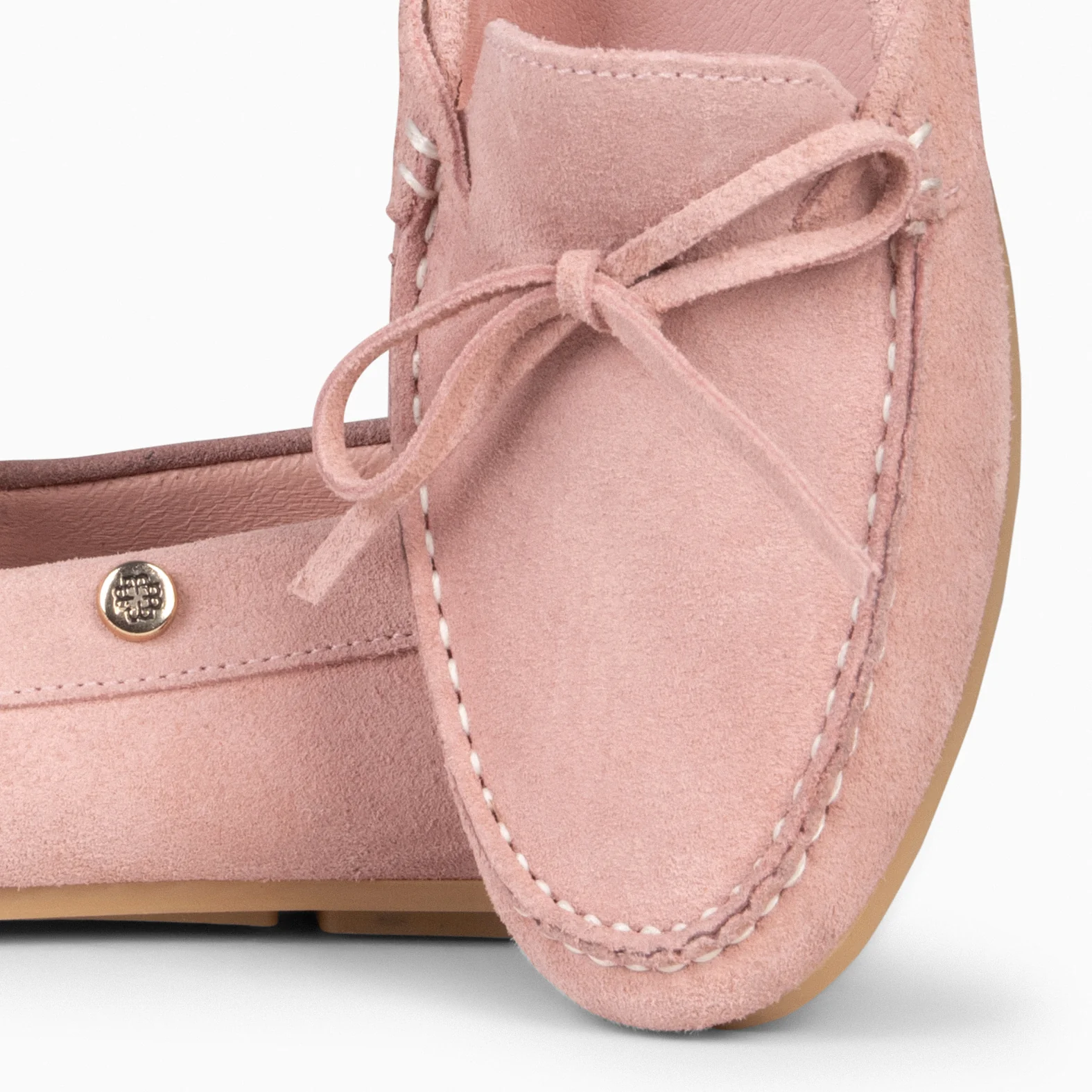 LAZO - Mocasines planos de mujer con plantilla extraíble NUDE - Image 4