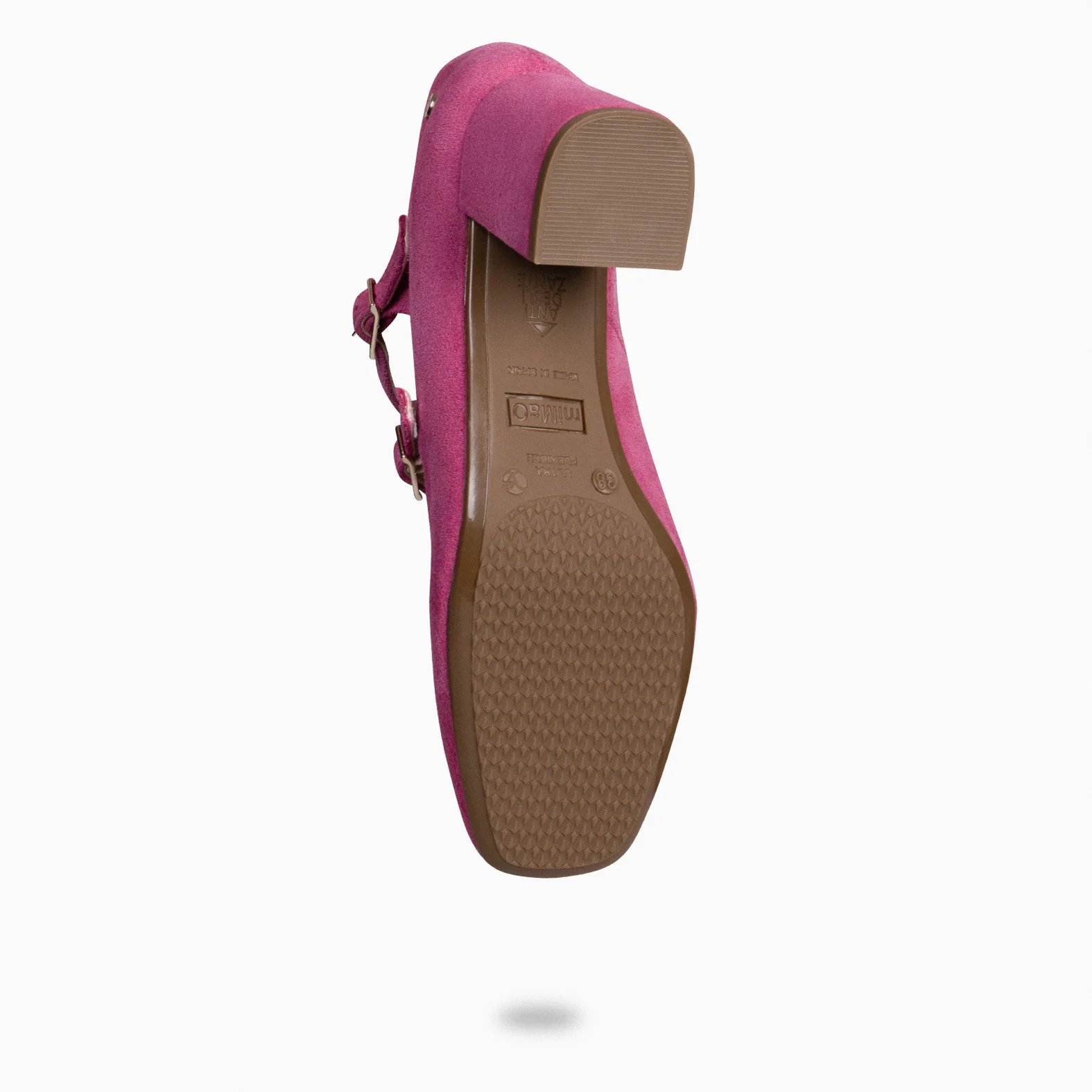 FEBRIS - Zapatos de serraje con pulsera FUCSIA - Image 7