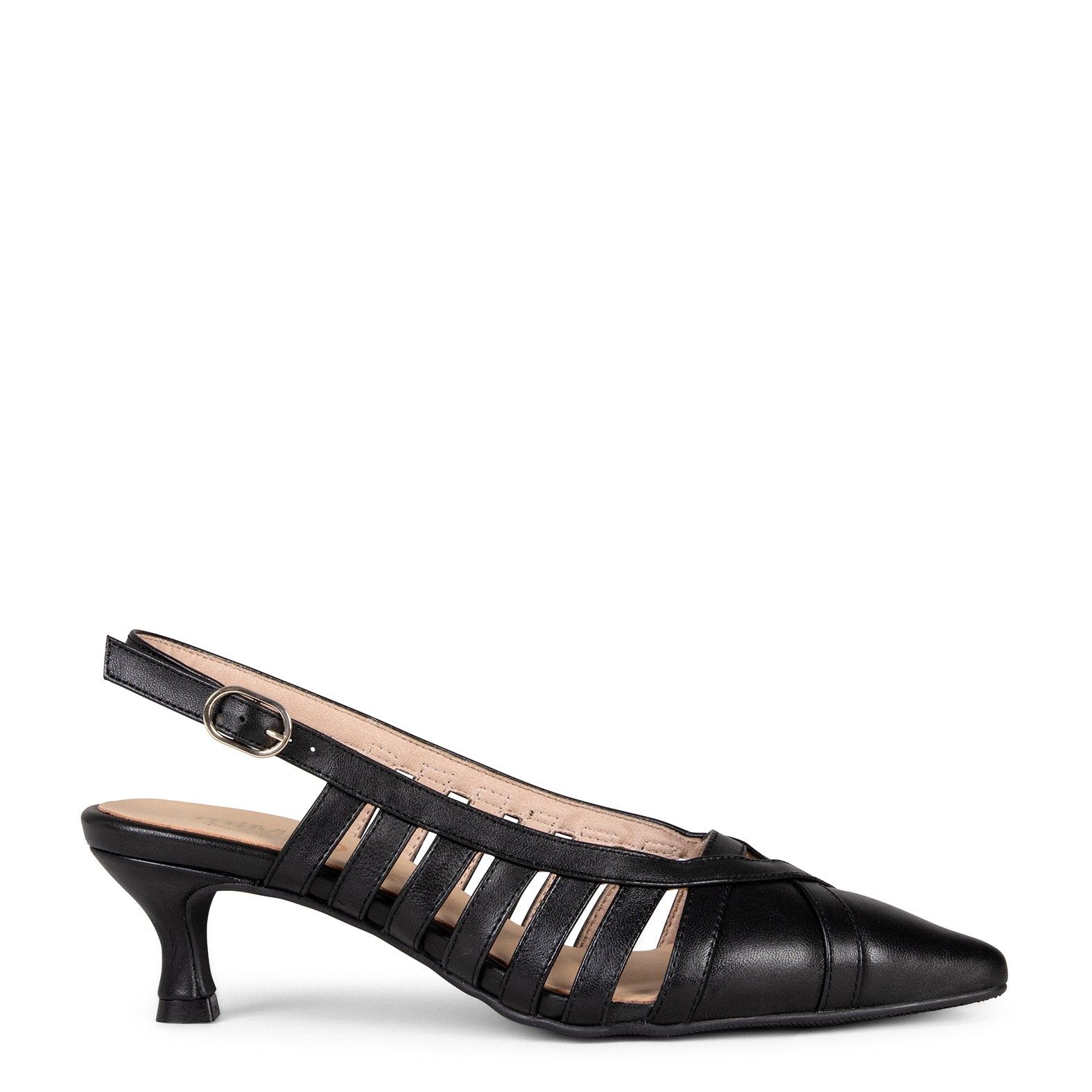 JADE - Zapato tacón Kitten NEGRO - Image 7