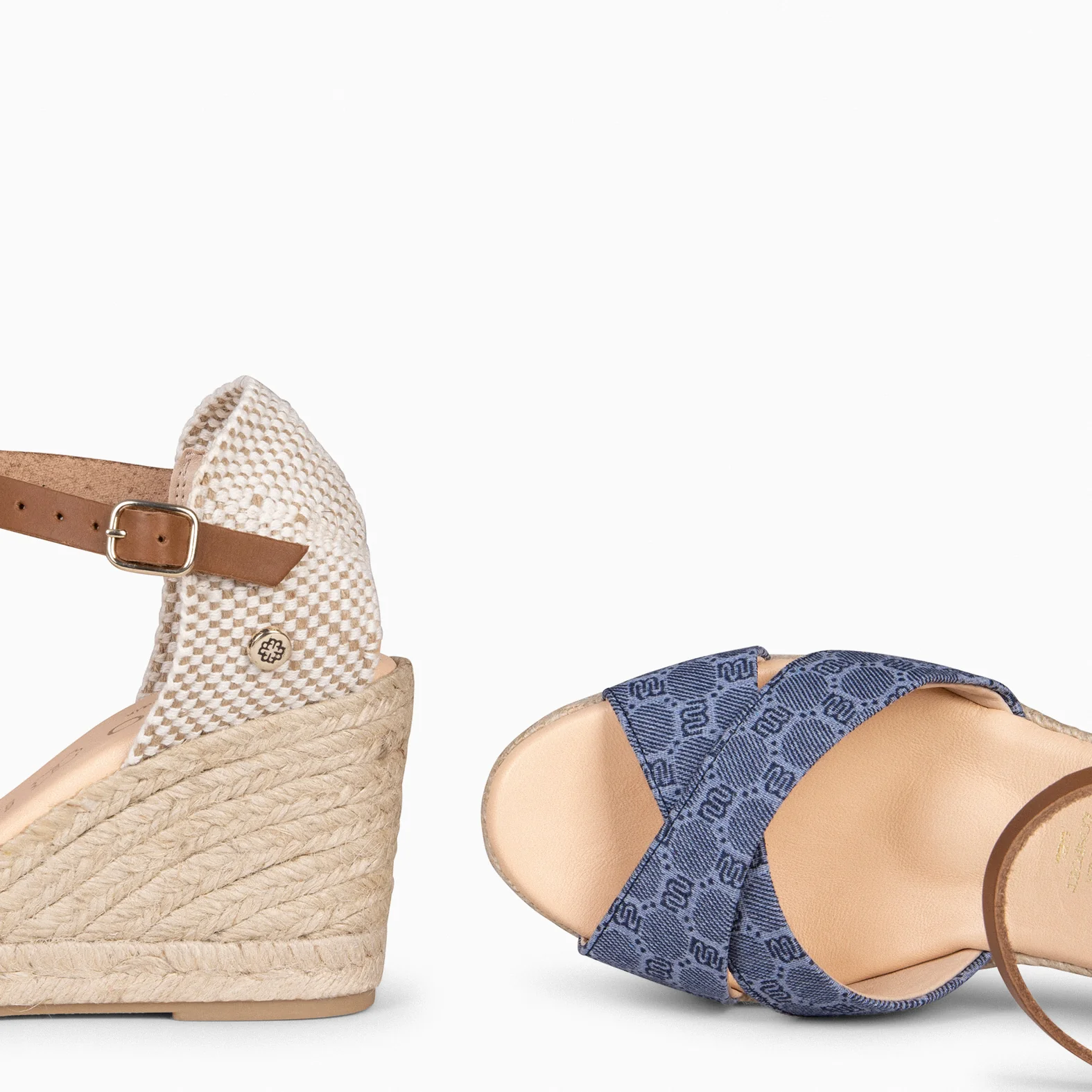 NAYADE - Cuñas de esparto mujer JEANS - Image 6