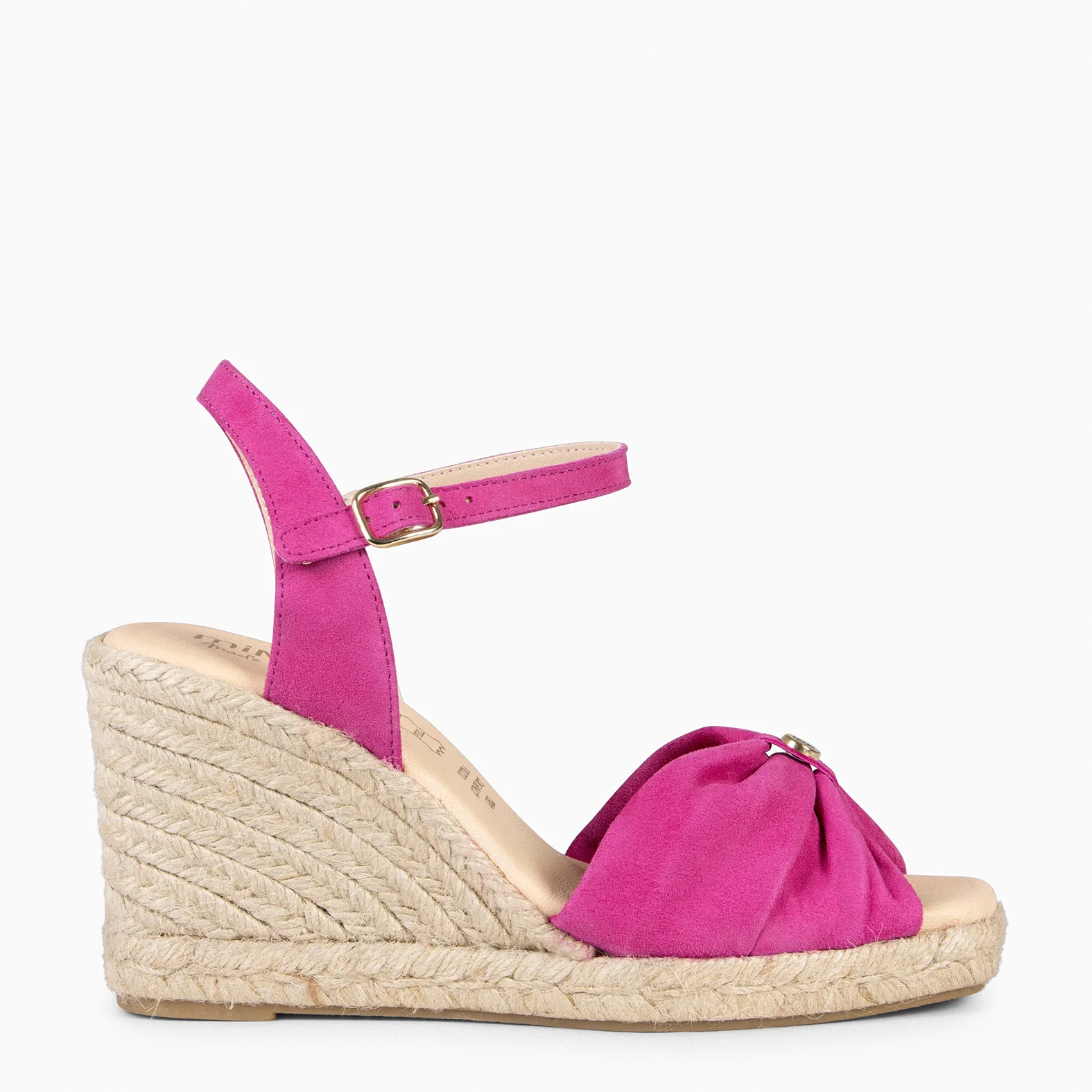 MIRASOL – Cuñas altas de esparto FUCSIA