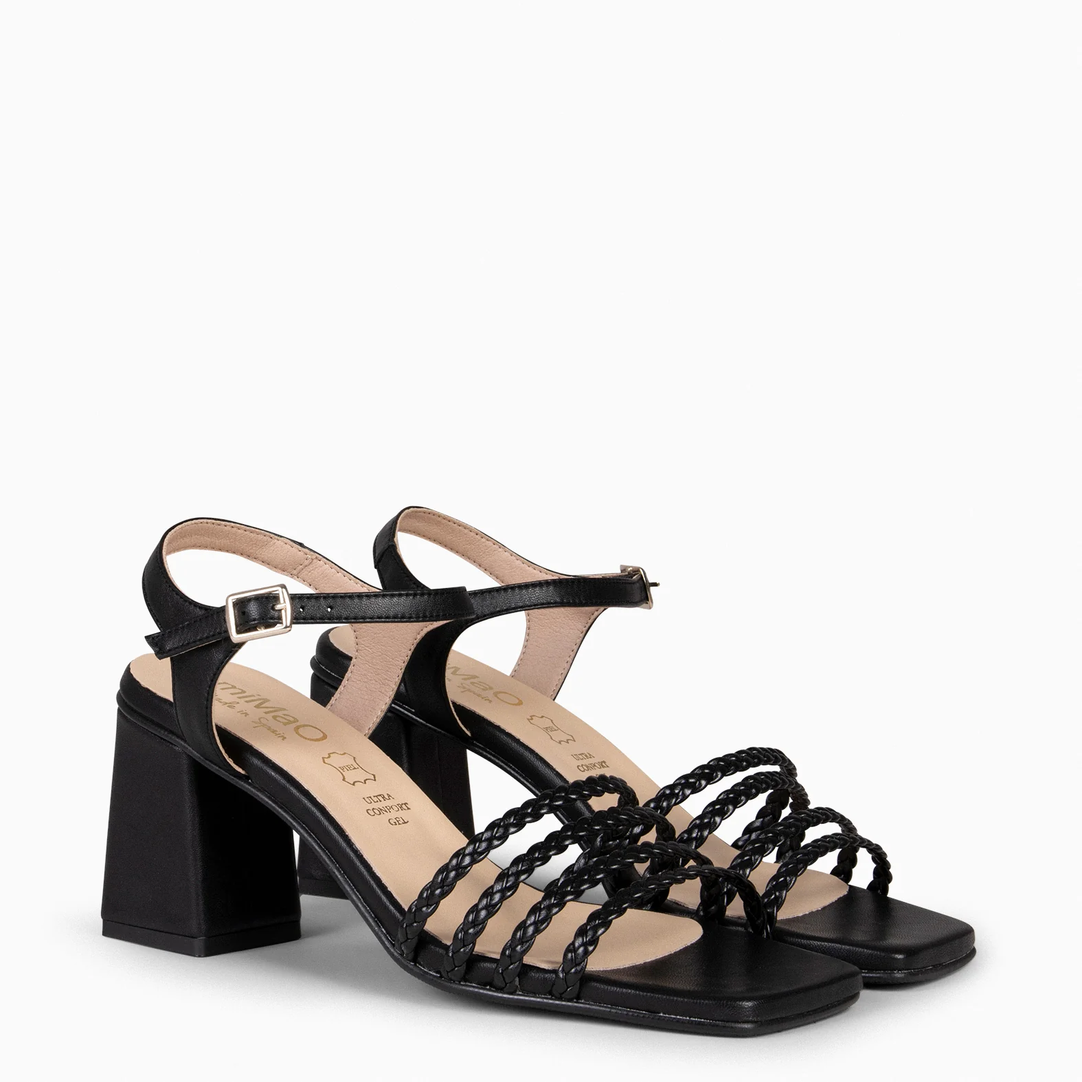TINA - Sandalias elegantes para fiesta NEGRO - Image 6
