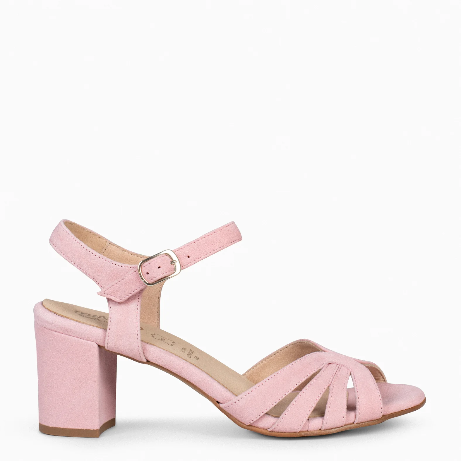 MUSA – Sandalias de Tacón ancho ROSA
