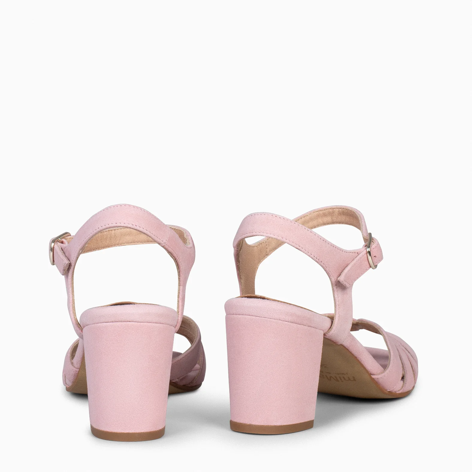 MUSA – Sandalias de Tacón ancho ROSA - Image 4