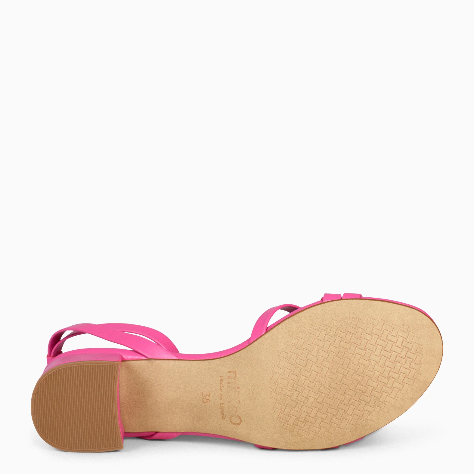 VIENA – Sandalias de tiras finas y tacón bajo ROSA - Image 5