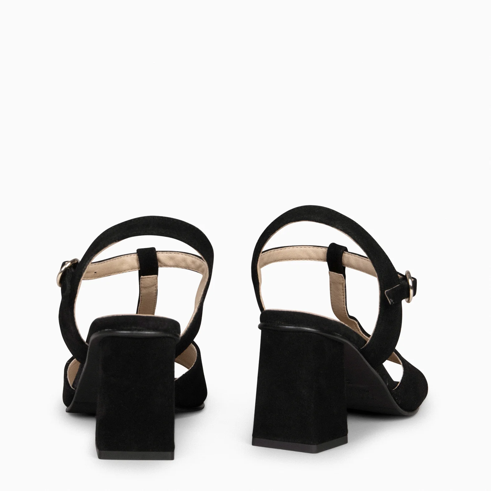 ITAKA - Sandalias de tacón alto NEGRO - Image 3