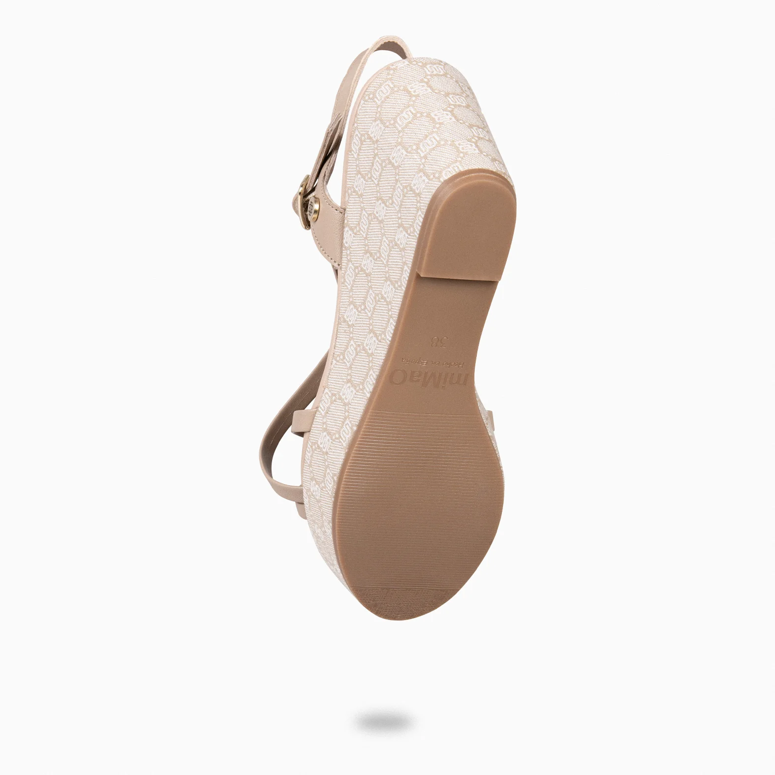 VALENTINA - Sandalias cuña TAUPE - Image 7