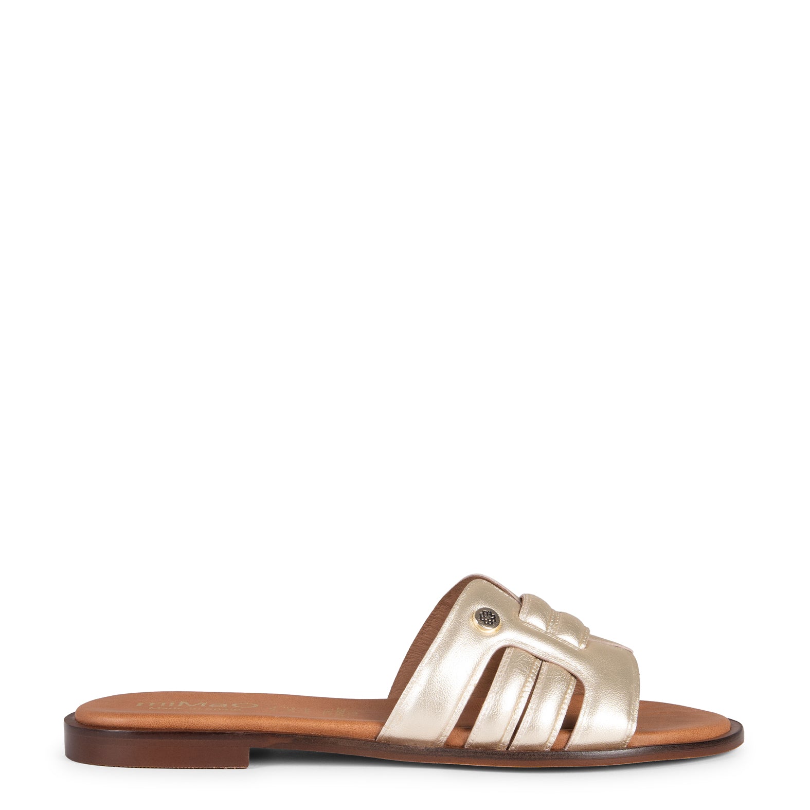 MENFIS - Sandalias elegantes de pala PLATINO - Image 6