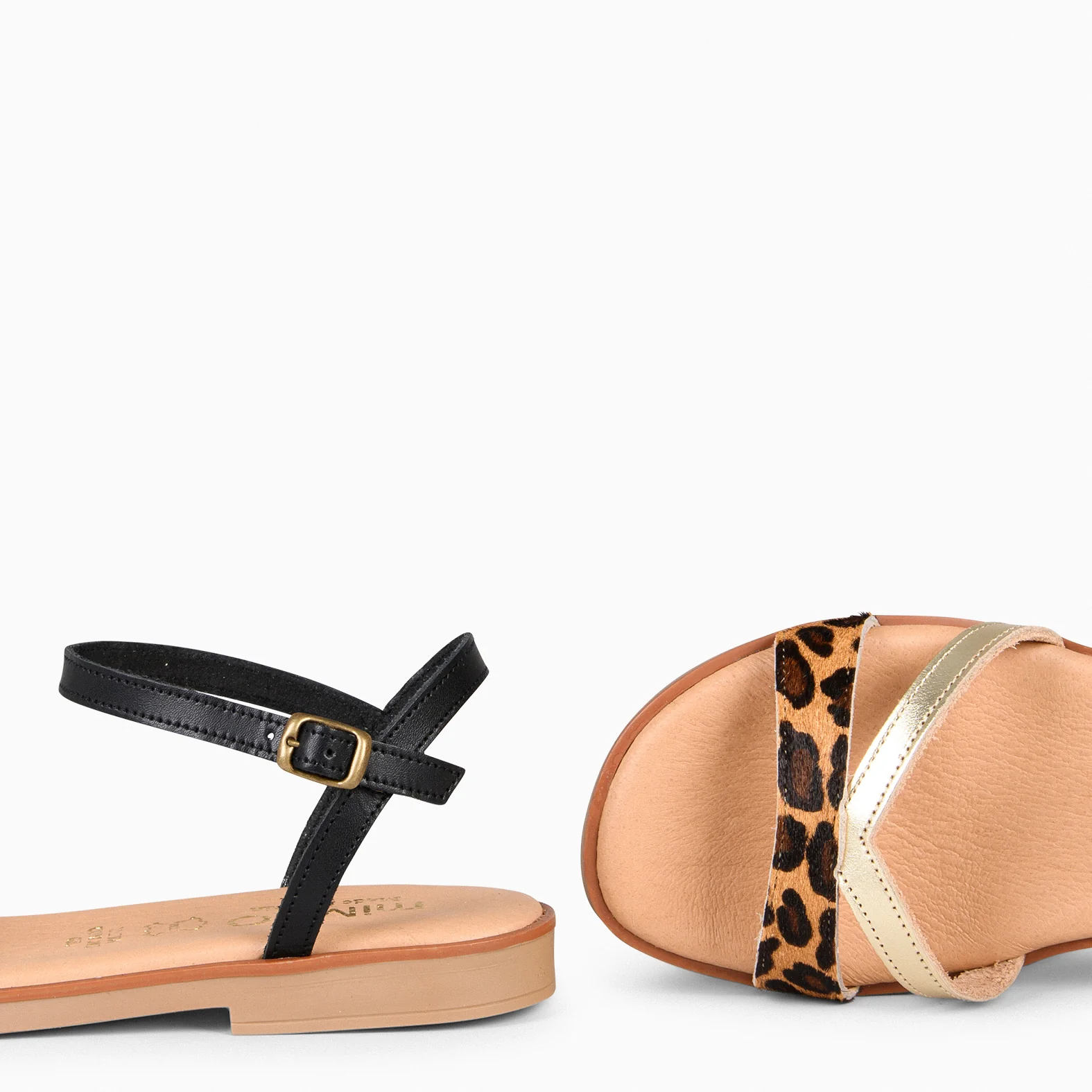 YAUNDE – Sandalias planas cómodas LEOPARDO - Image 4
