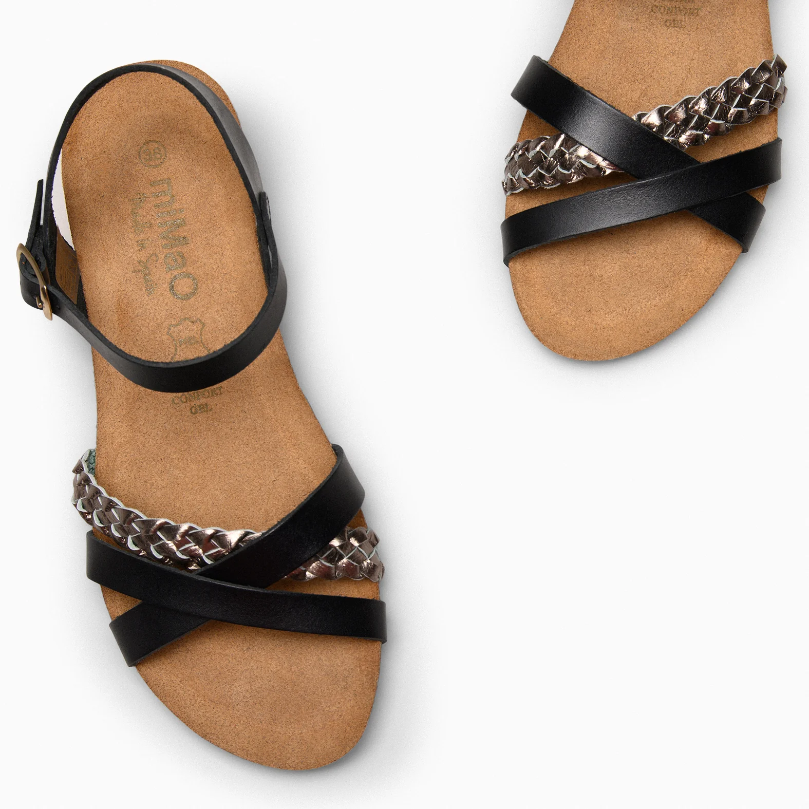 CALATEA - Sandalias BIO de mujer NEGRO - Image 4