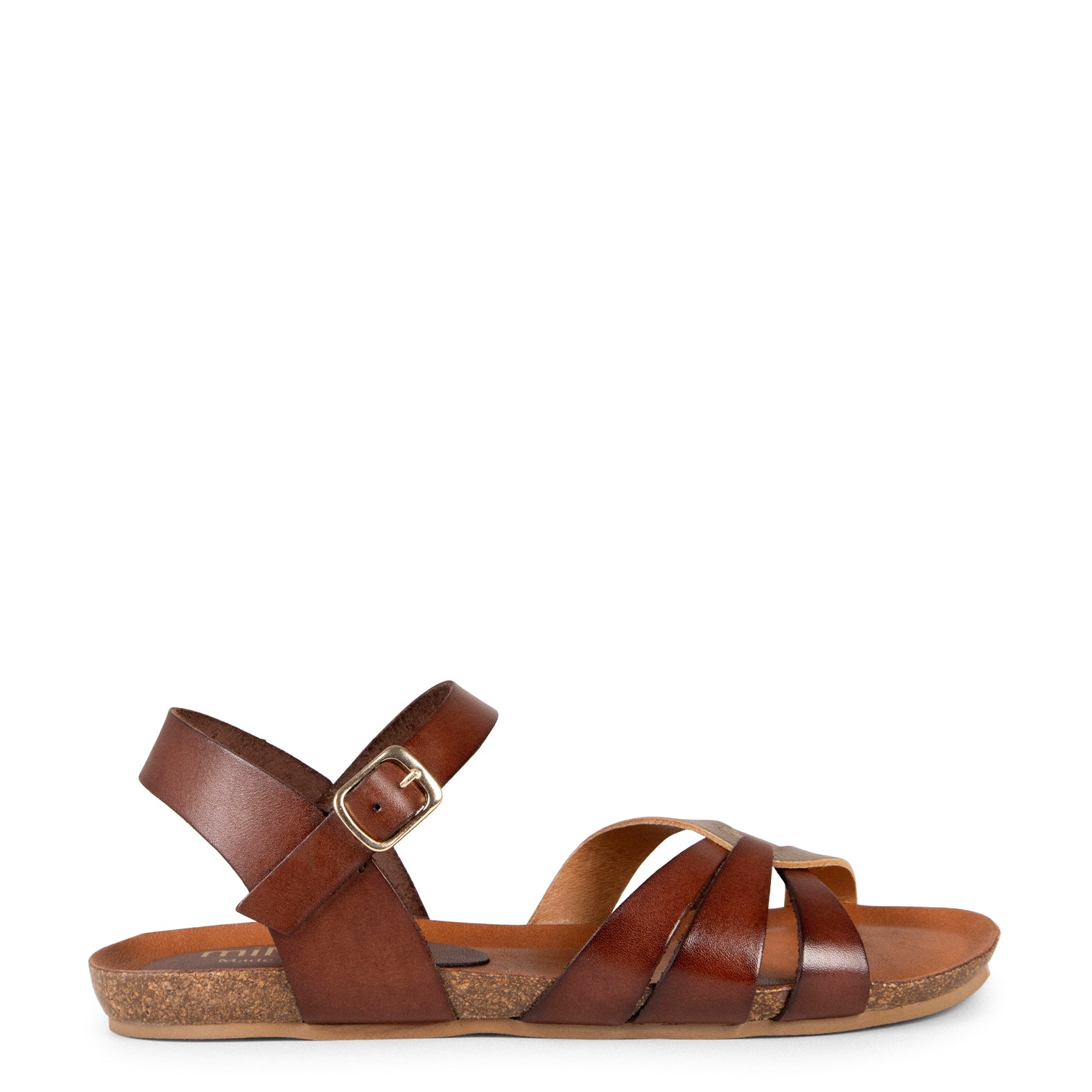 SALOMÉ - Sandalias planas con pulsera MARRÓN - Image 7