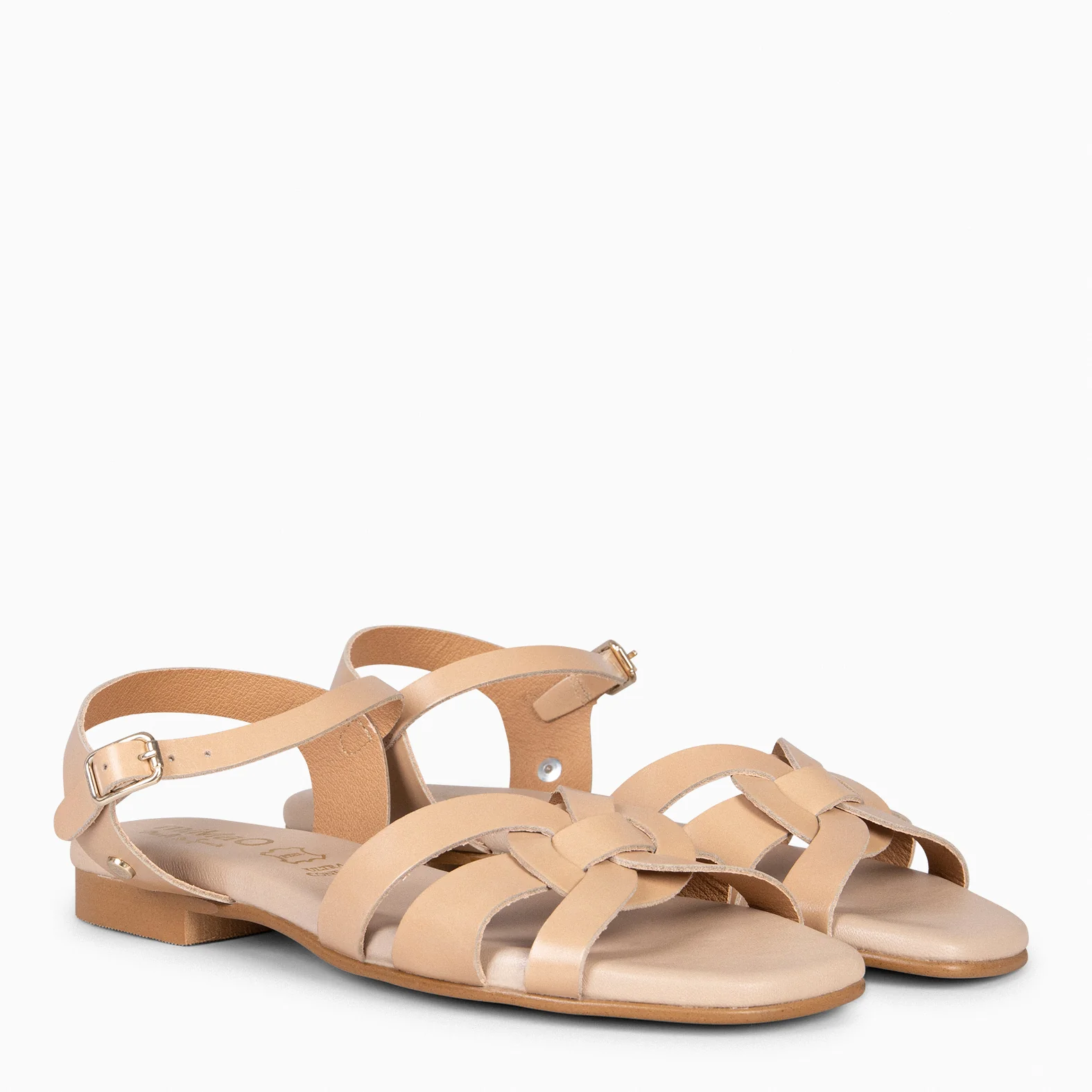 LIVIA - Sandalias planas elegantes BEIGE - Image 5