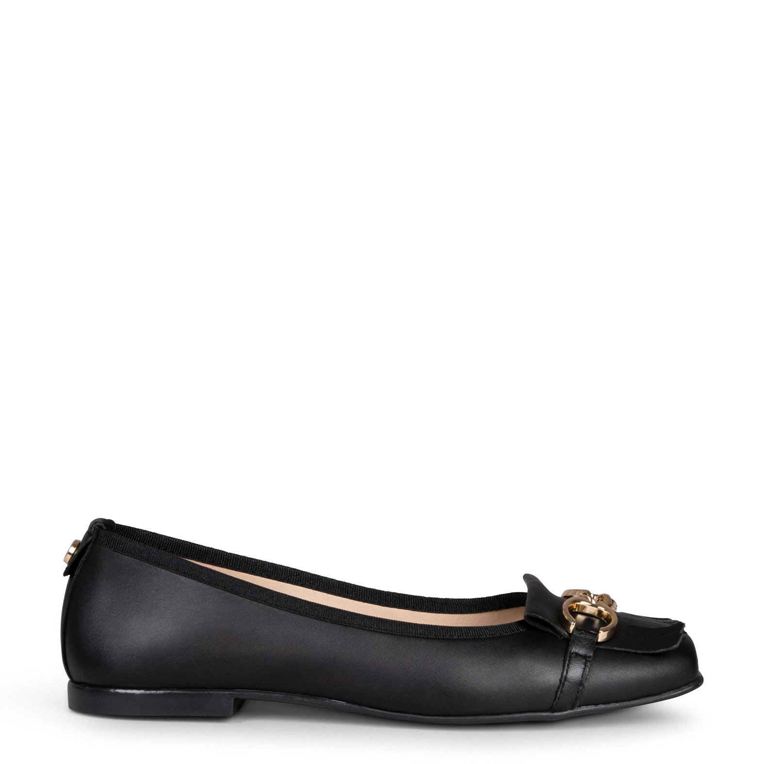 ZOY - Manoletina con puntera cuadrada NEGRO - Image 7