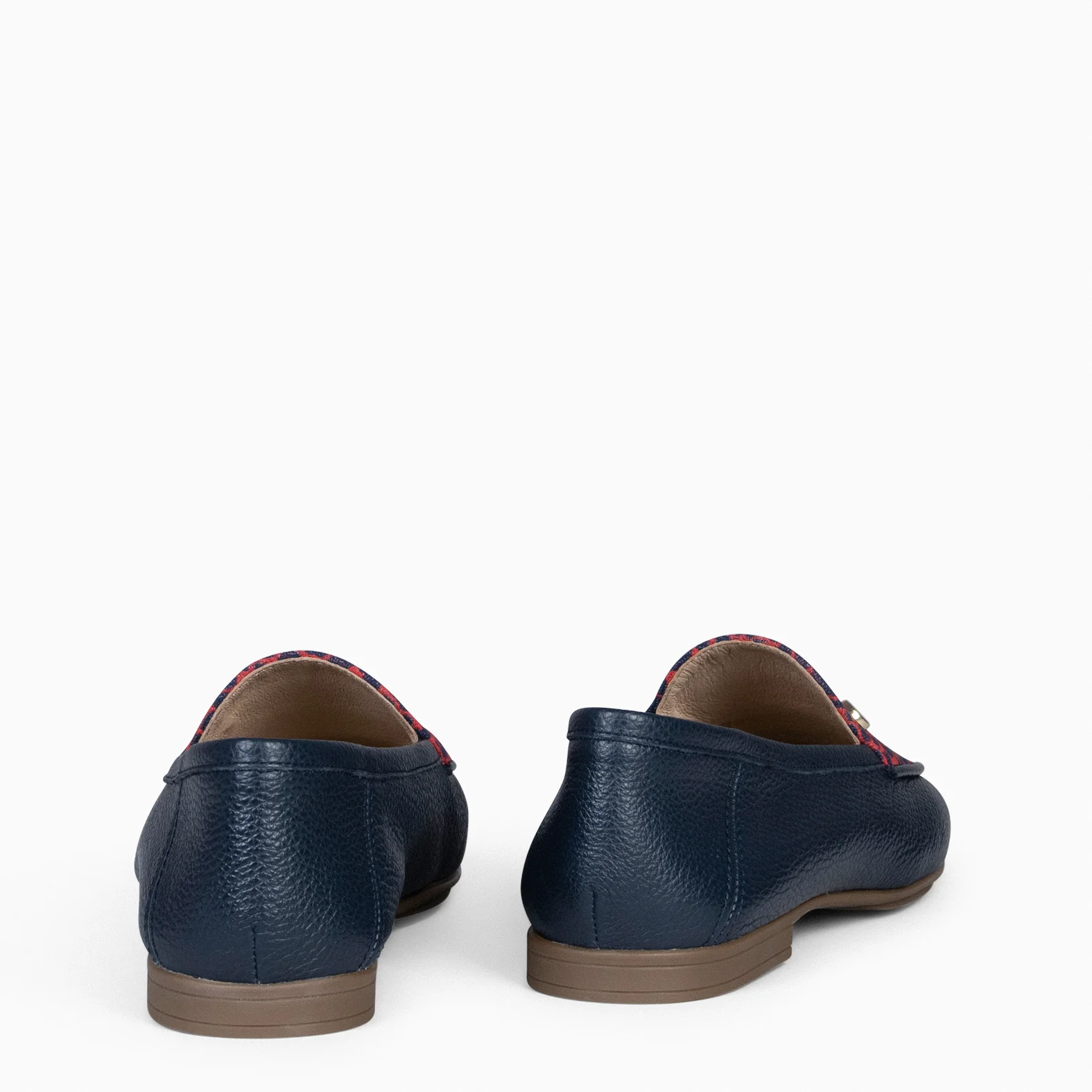 STYLE SAUVAGE - Mocasín tacón bajo MARINO - Image 6