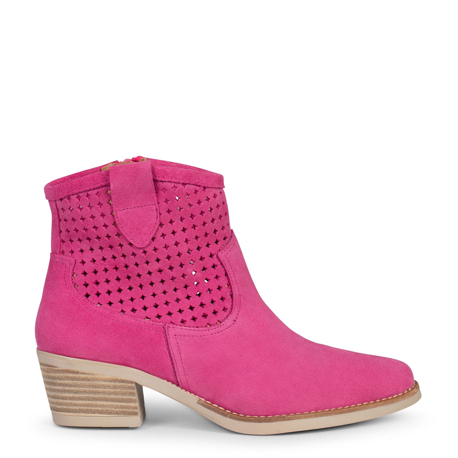 HOUSTON – Botines cowboy con tacón ROSA - Image 6