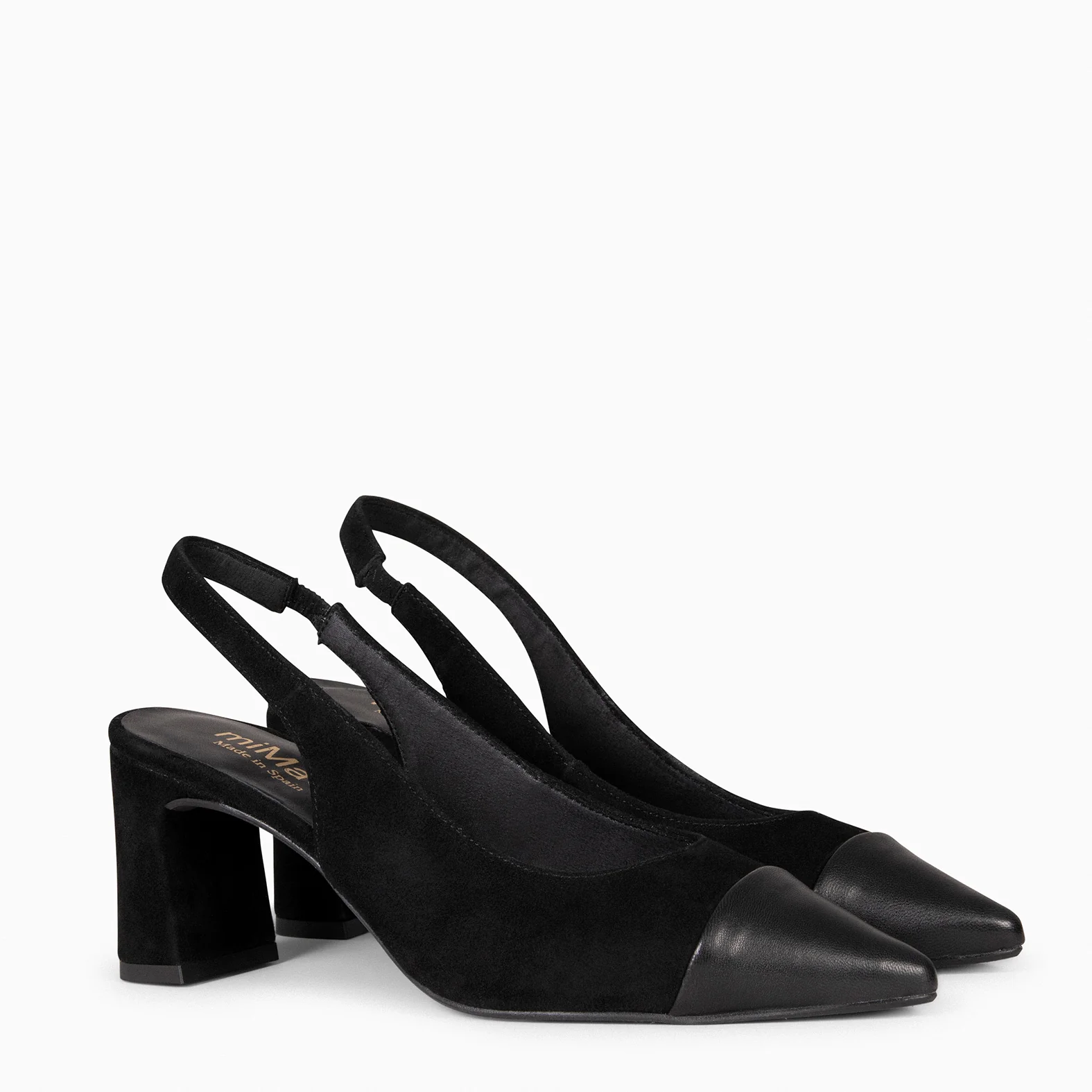 DIANA – Zapato destalonado de mujer NEGRO - Image 3