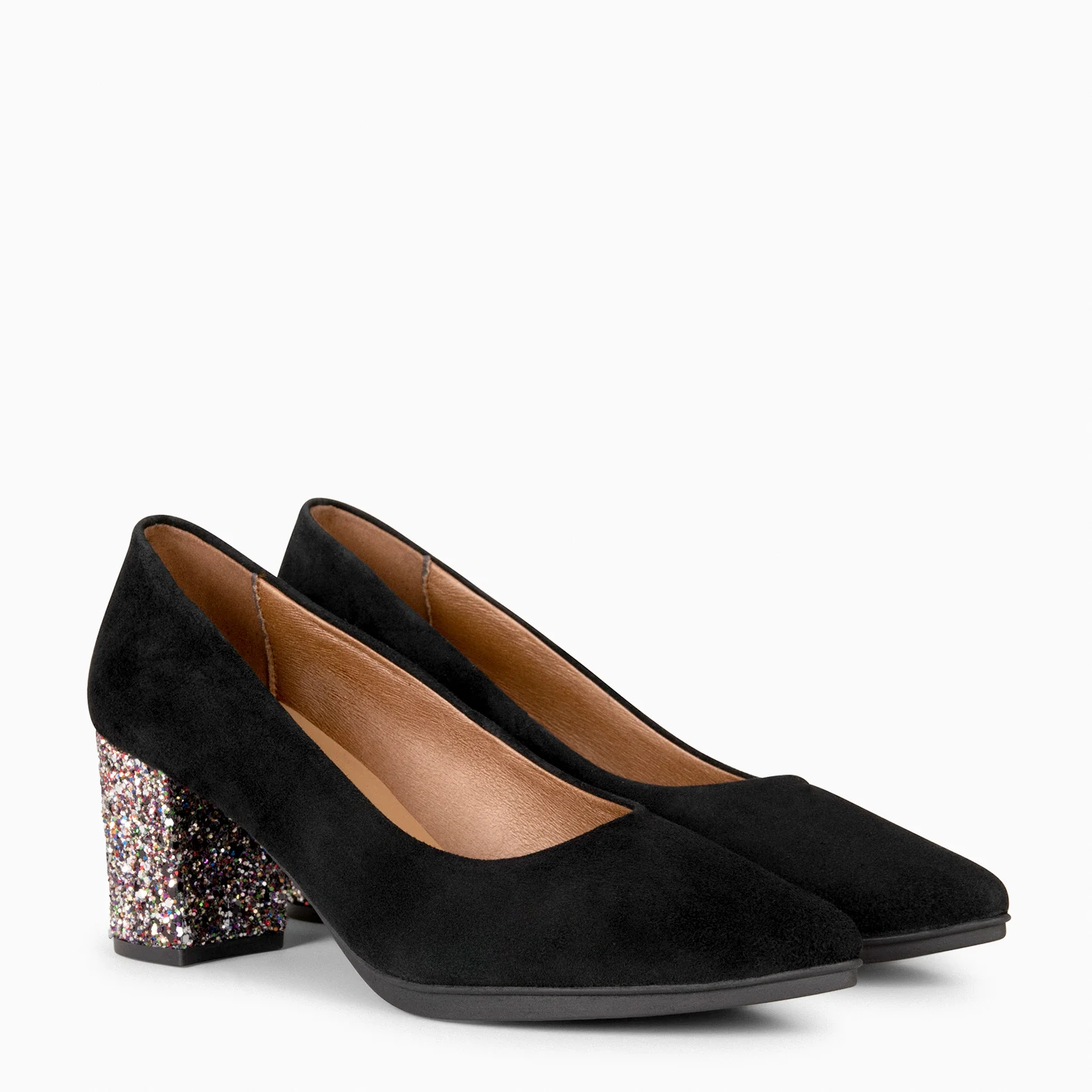 URBAN S GLITTER - Zapatos de salón NEGRO GLITTER - Image 3