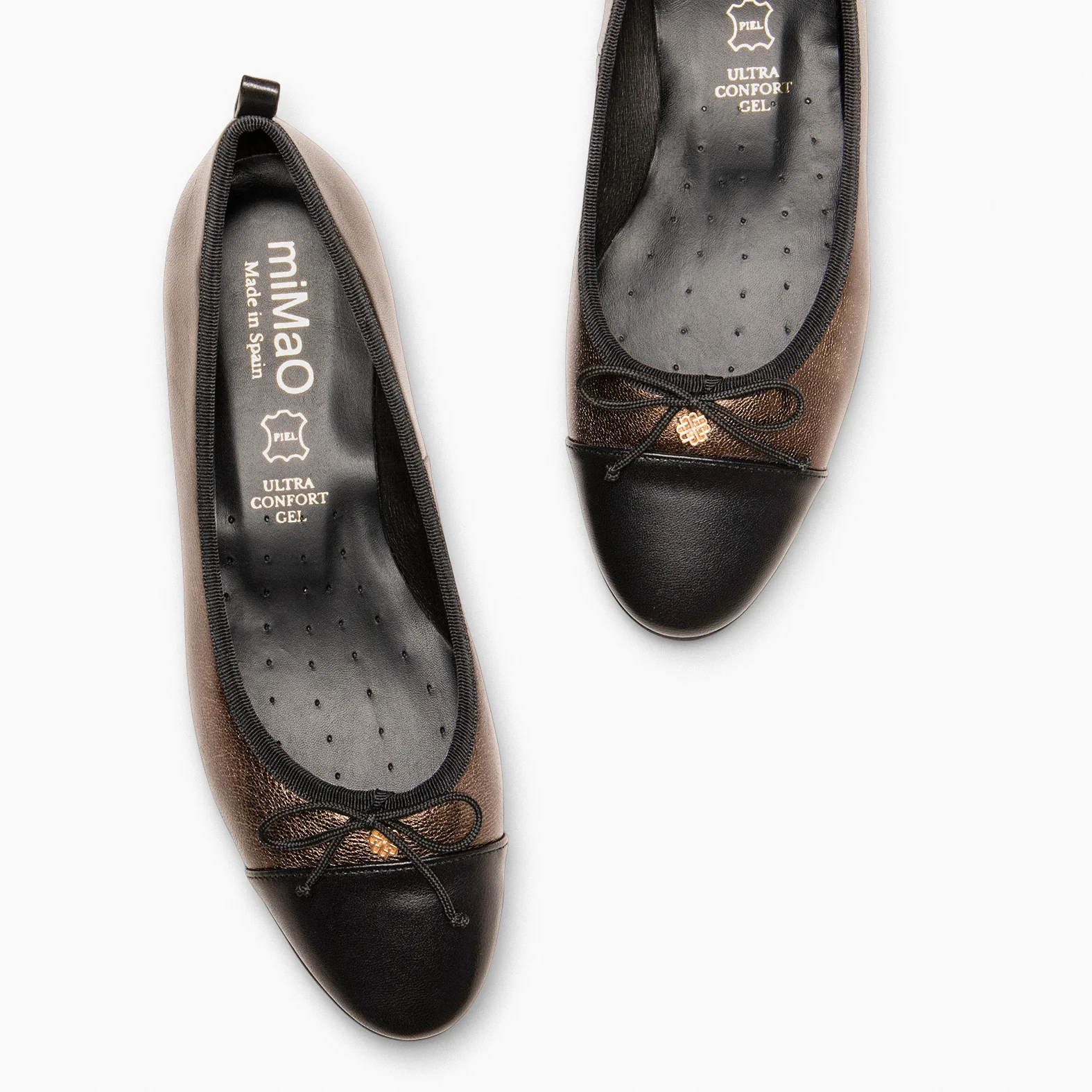 NICOLLE – Bailarina plana con puntera BRONCE - Image 4