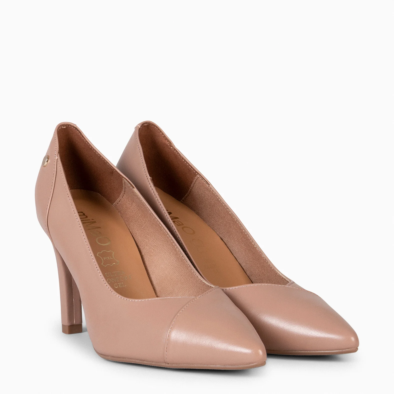 GLAM – Zapatos elegantes de tacón alto NUDE - Image 3
