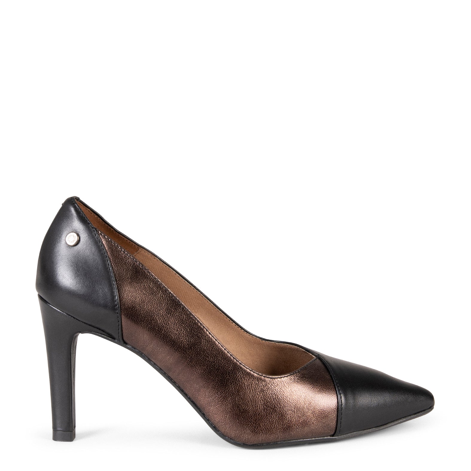 GLAM NIGHT– ZAPATOS ELEGANTES DE TACÓN ALTO NEGRO COBRE - Image 7
