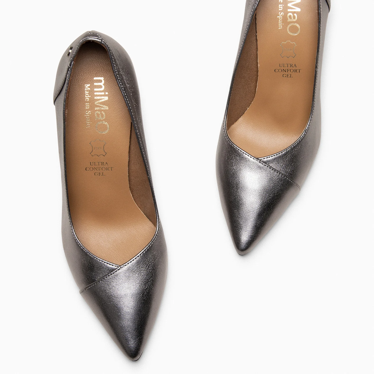 GLAM NIGHT– ZAPATOS ELEGANTES DE TACÓN ALTO PLATA - Image 4