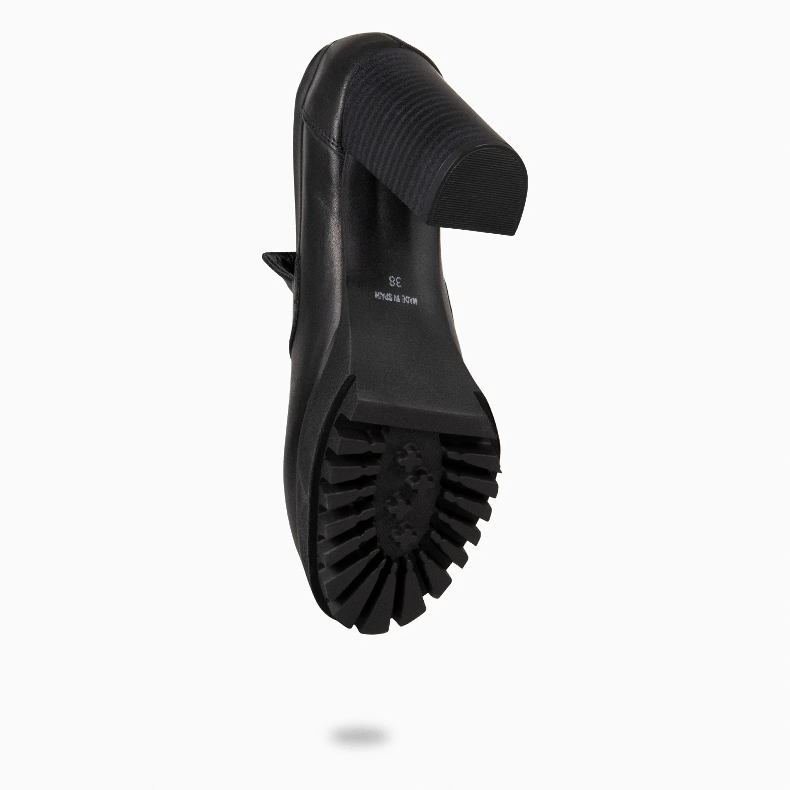 TREND – Mocasín con tacón y plataforma NEGRO - Image 5