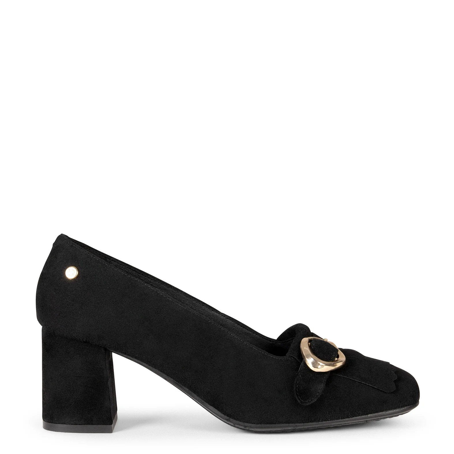 SISSI – Mocasines de tacón ancho NEGRO - Image 8
