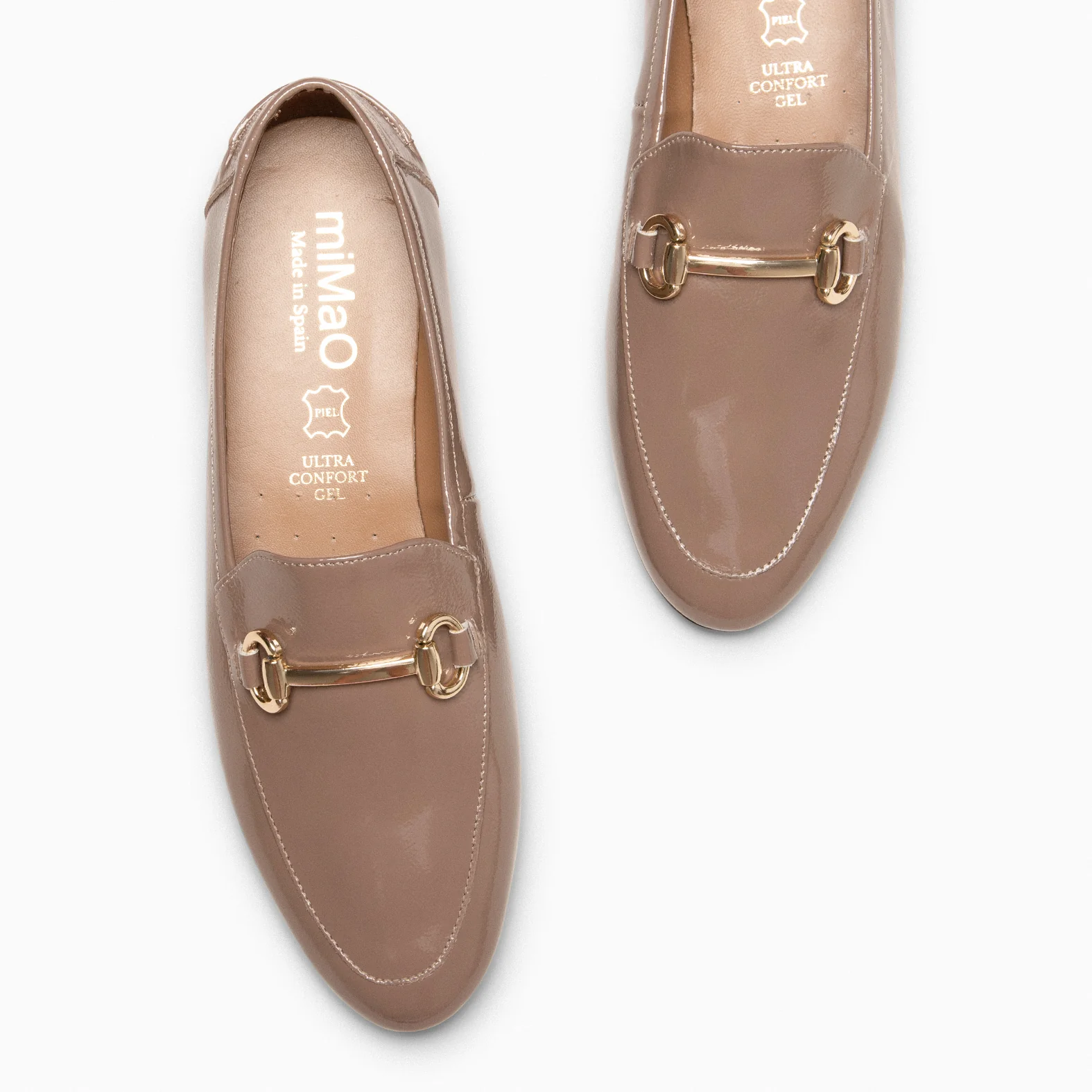 ISABEL - Mocasines planos con adorno TAUPE - Image 4