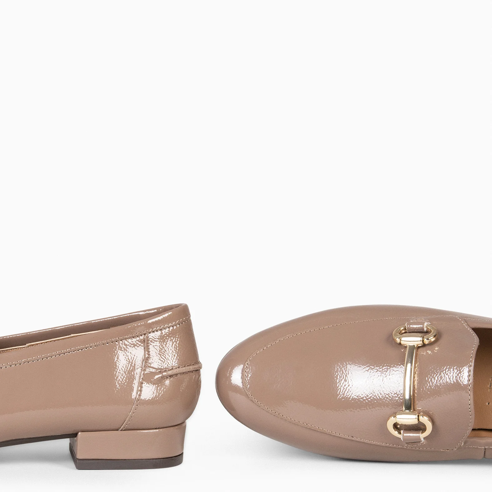 ISABEL - Mocasines planos con adorno TAUPE - Image 6