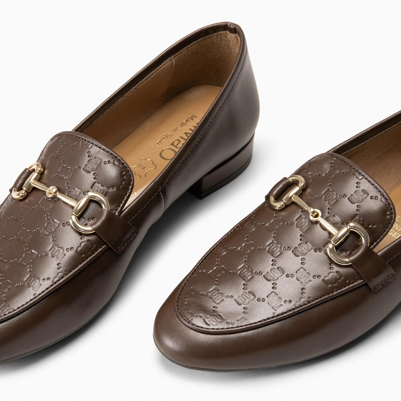 ELOISE - Mocasines planos con adorno MARRON - Image 4