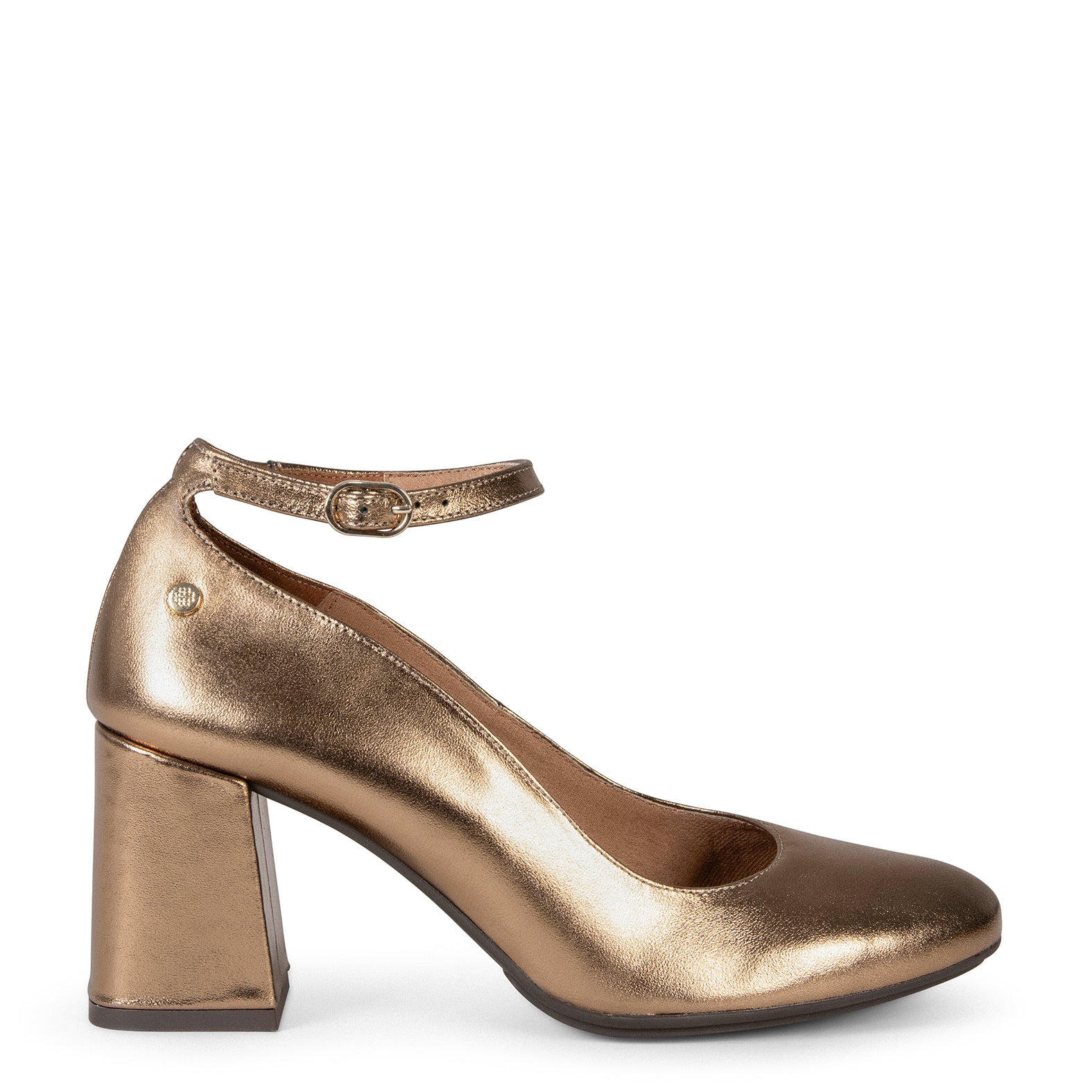 CAROL – Zapatos con pulsera y tacón ORO VIEJO - Image 6