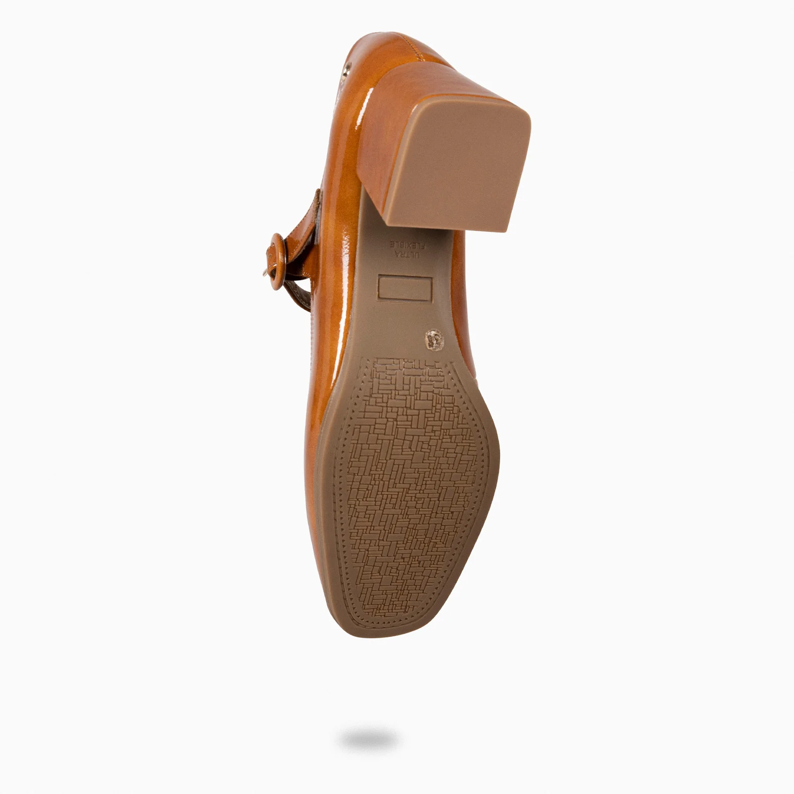 AGATA – Mercedita con pulsera y tacón cuadrado CAMEL - Image 6