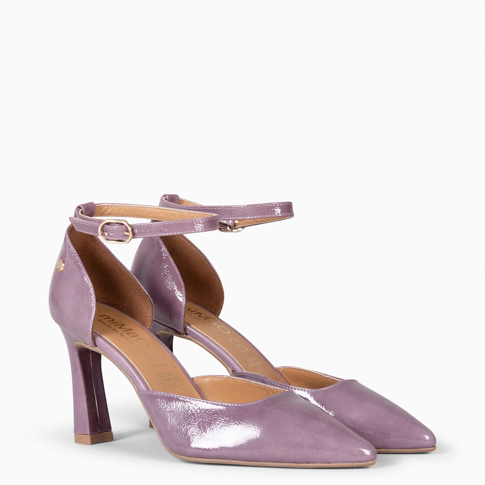 AINHOA - Zapato de tacón punta fina MALVA - Image 2