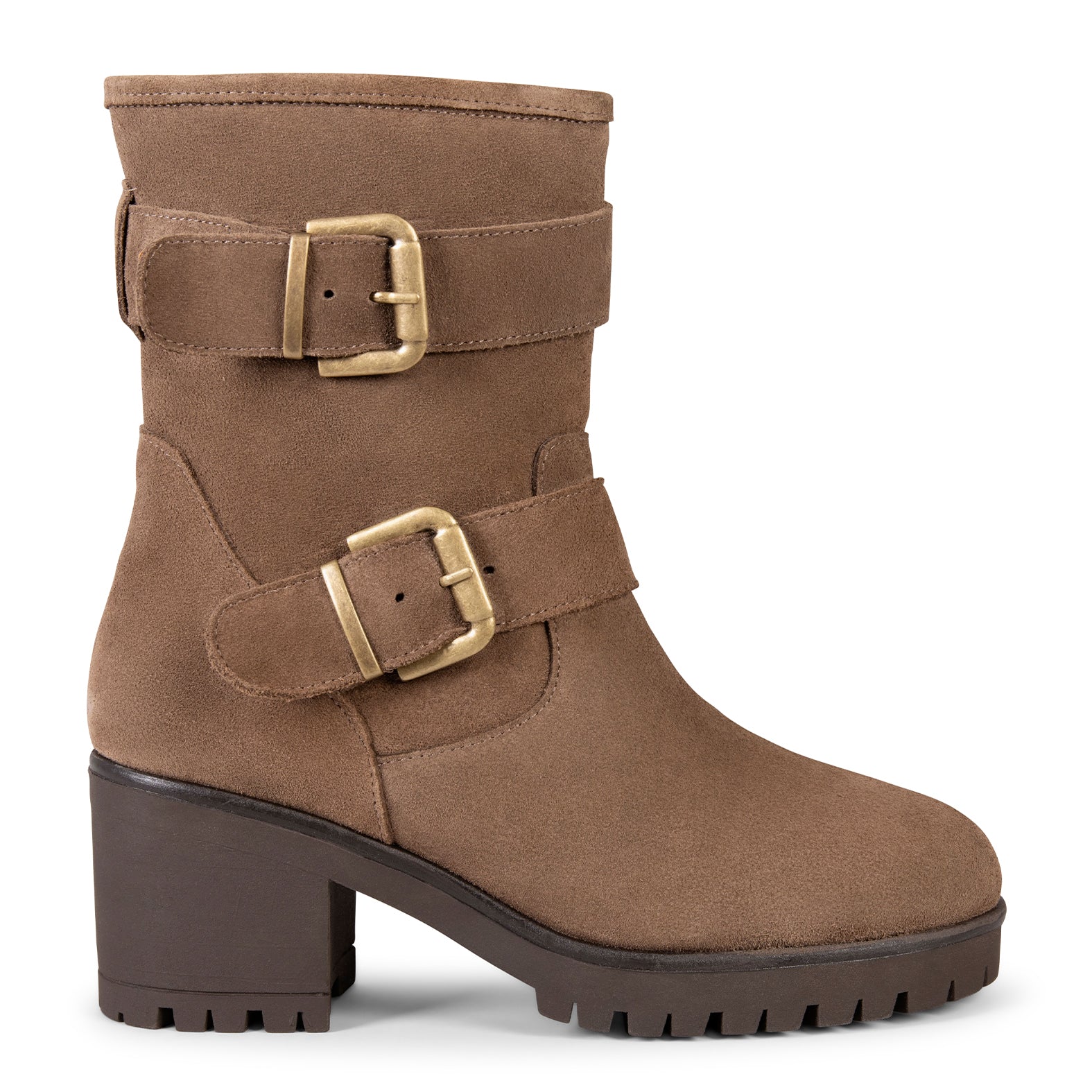 JANET – Botas biker de mujer TAUPE - Image 6
