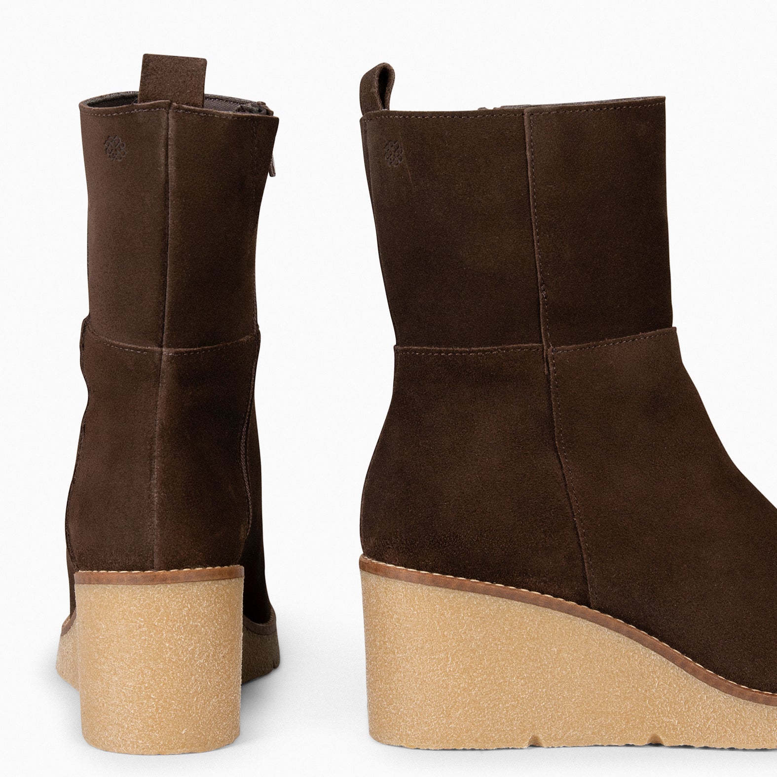 NUK - Botines con cuña alta MARRON - Image 5
