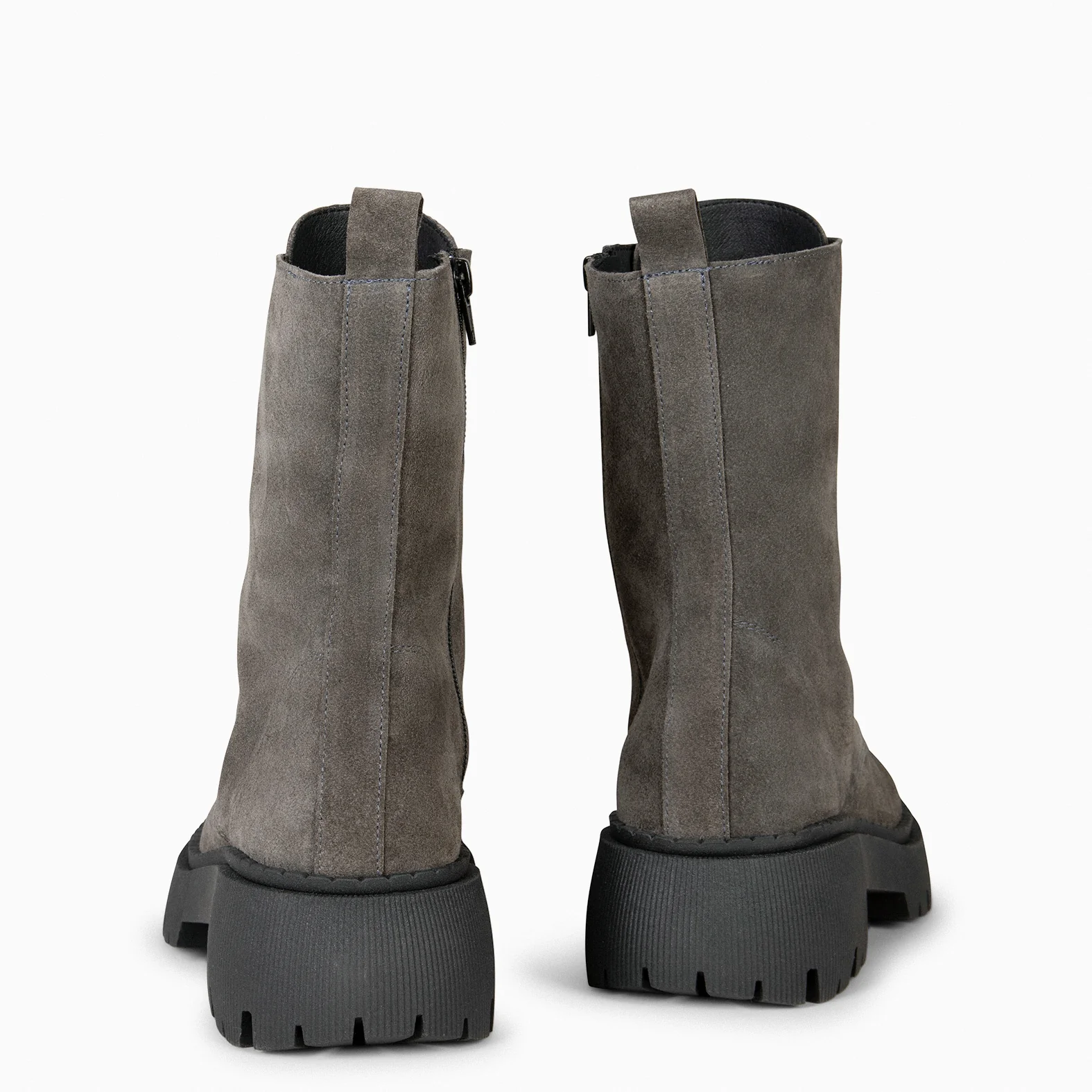 HALEN - Botas militares plataforma track GRIS - Image 5